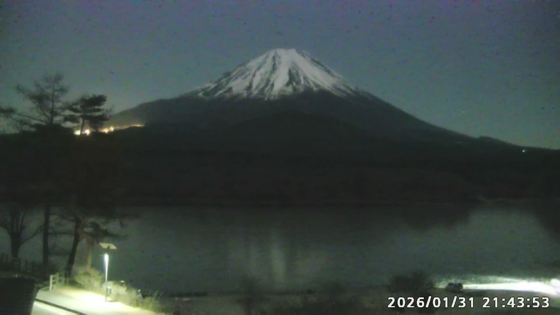 Fujikawaguchiko, Mount Fuji & Lake Shoji View ( 富士河口湖、富士山、精進湖の眺め ) Live Cam  - Shoji, Fujikawaguchiko, Minamitsuru, Yamanashi, Tokai, Chubu, Japan