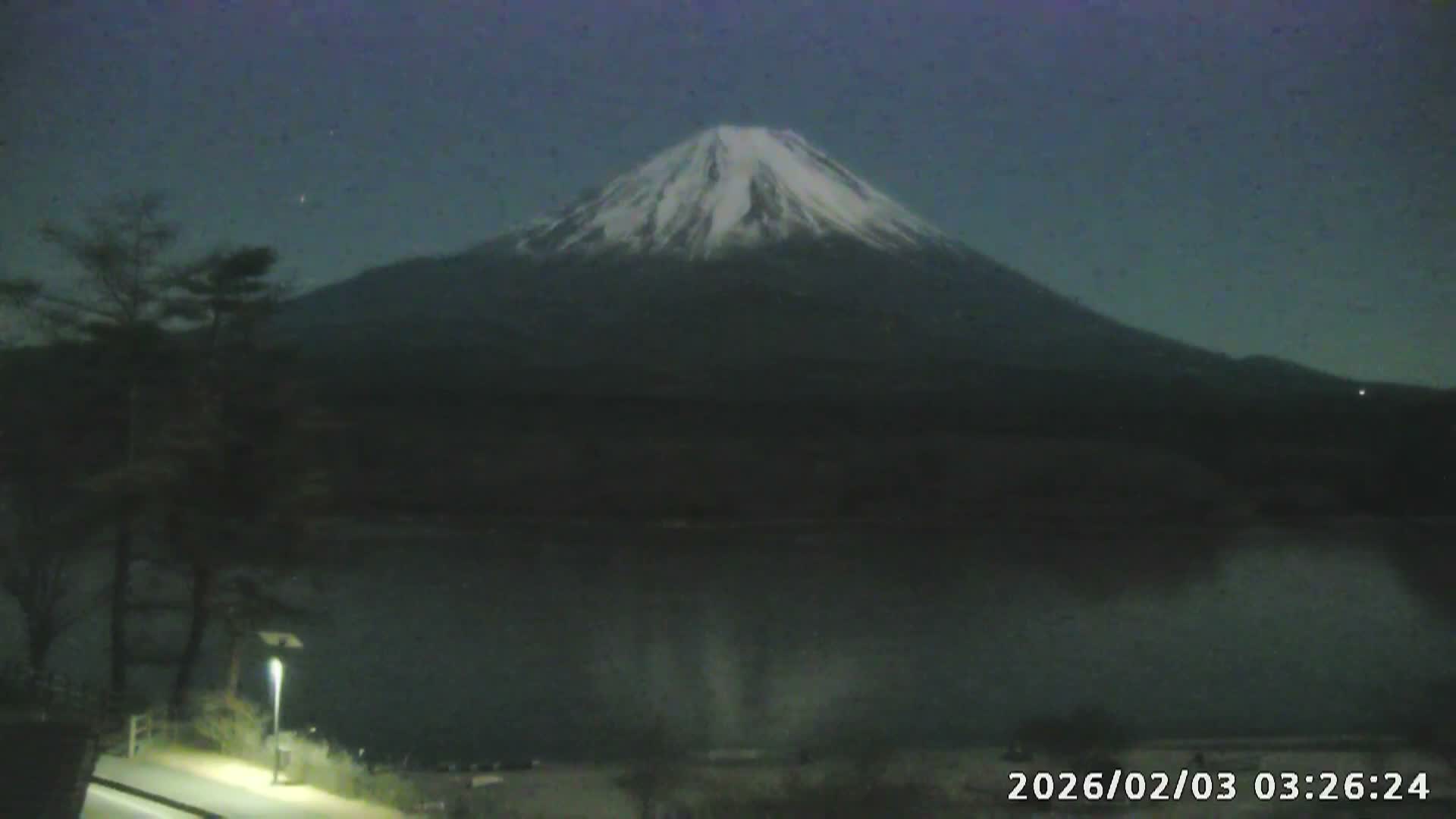 Fujikawaguchiko, Mount Fuji & Lake Shoji View ( 富士河口湖、富士山、精進湖の眺め ) Live Cam  - Shoji, Fujikawaguchiko, Minamitsuru, Yamanashi, Tokai, Chubu, Japan