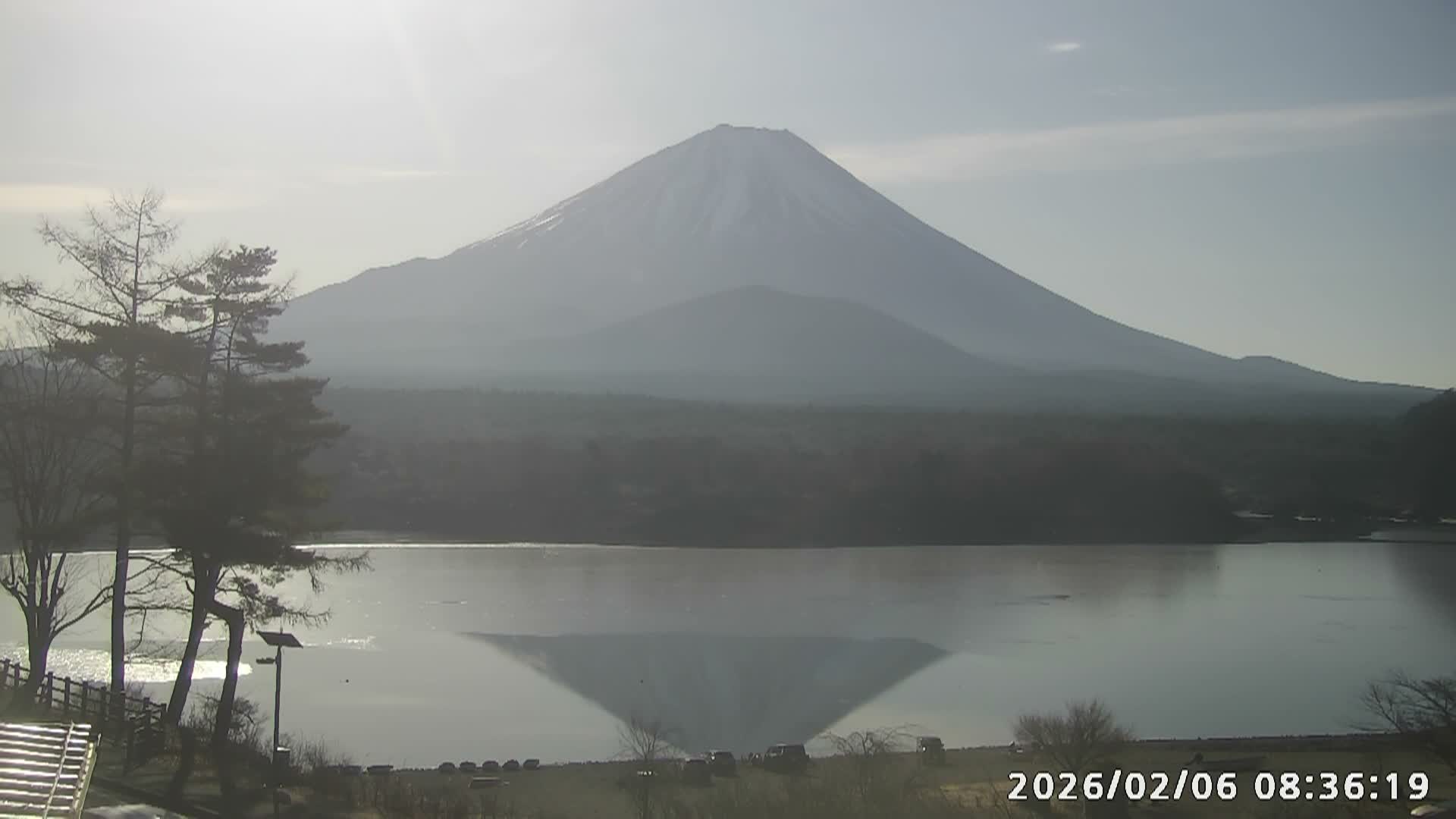Fujikawaguchiko, Mount Fuji & Lake Shoji View ( 富士河口湖、富士山、精進湖の眺め ) Live Cam  - Shoji, Fujikawaguchiko, Minamitsuru, Yamanashi, Tokai, Chubu, Japan