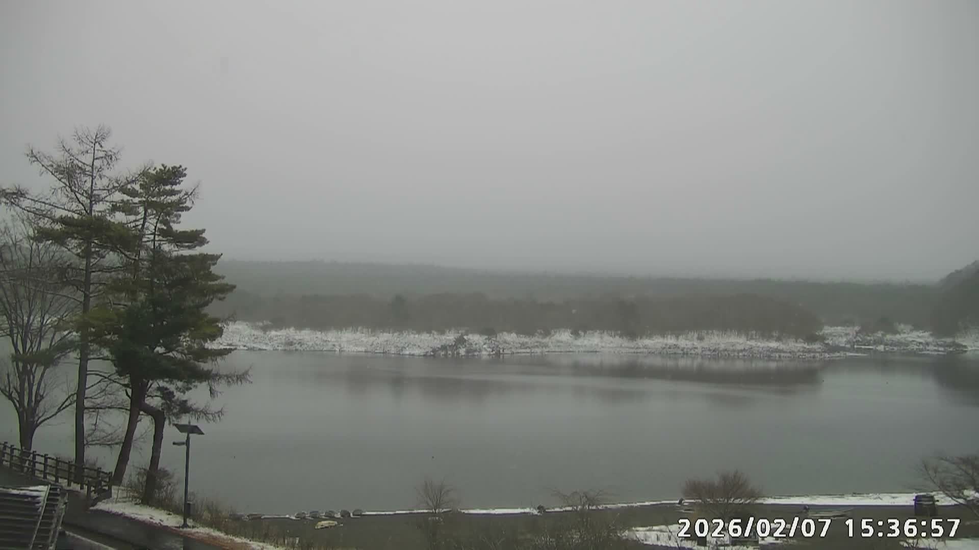 Fujikawaguchiko, Mount Fuji & Lake Shoji View ( 富士河口湖、富士山、精進湖の眺め ) Live Cam  - Shoji, Fujikawaguchiko, Minamitsuru, Yamanashi, Tokai, Chubu, Japan