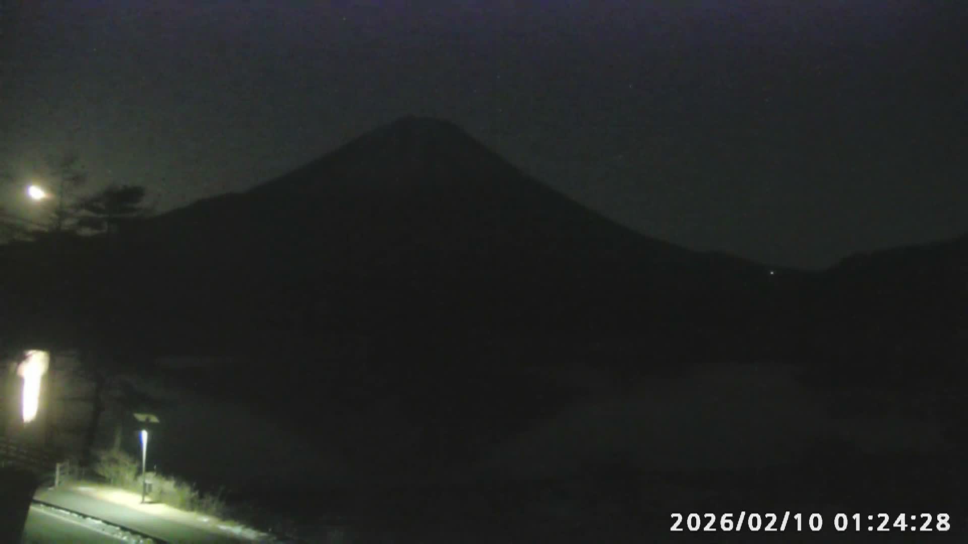 Fujikawaguchiko, Mount Fuji & Lake Shoji View ( 富士河口湖、富士山、精進湖の眺め ) Live Cam  - Shoji, Fujikawaguchiko, Minamitsuru, Yamanashi, Tokai, Chubu, Japan