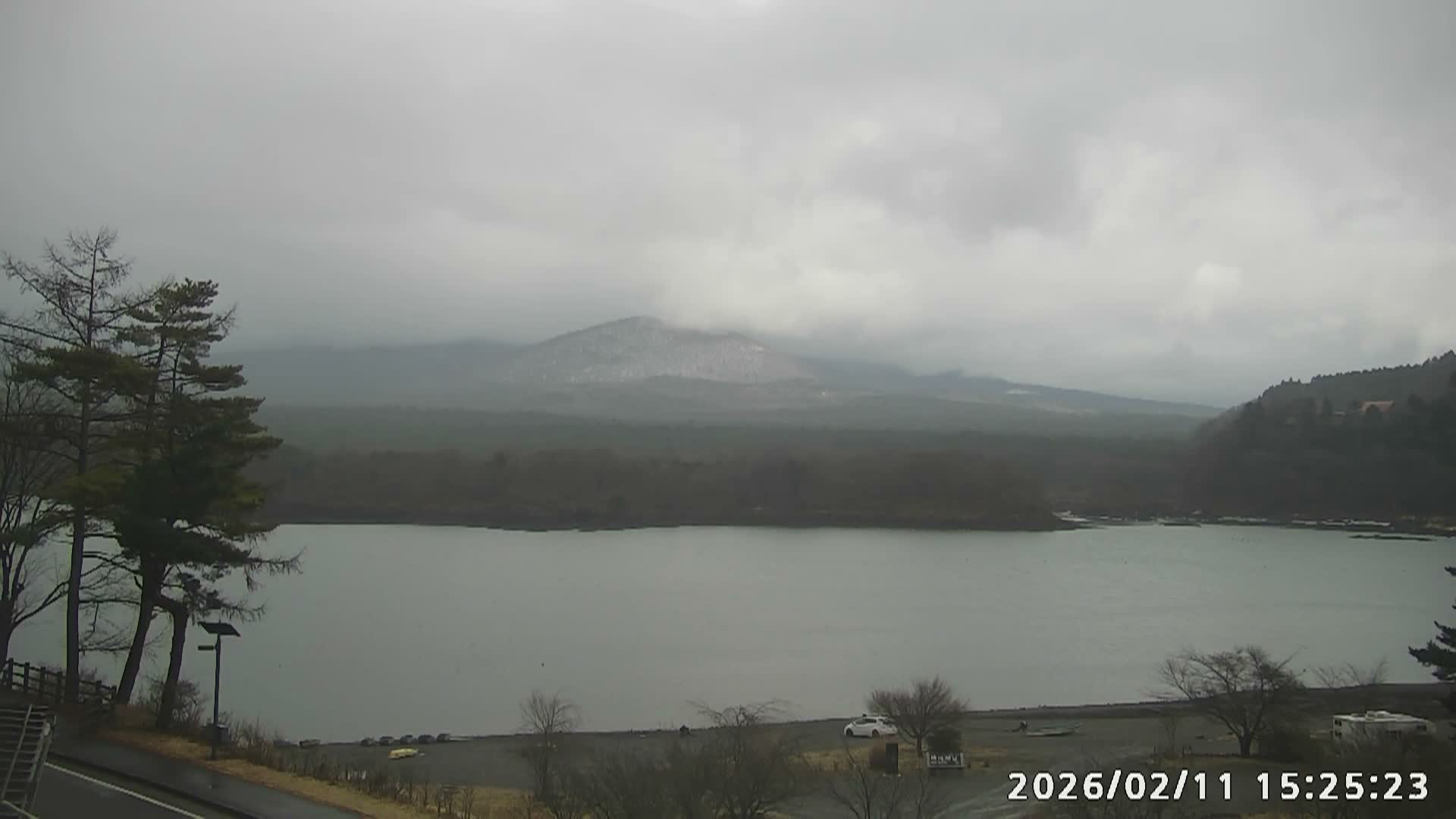 Fujikawaguchiko, Mount Fuji & Lake Shoji View ( 富士河口湖、富士山、精進湖の眺め ) Live Cam  - Shoji, Fujikawaguchiko, Minamitsuru, Yamanashi, Tokai, Chubu, Japan