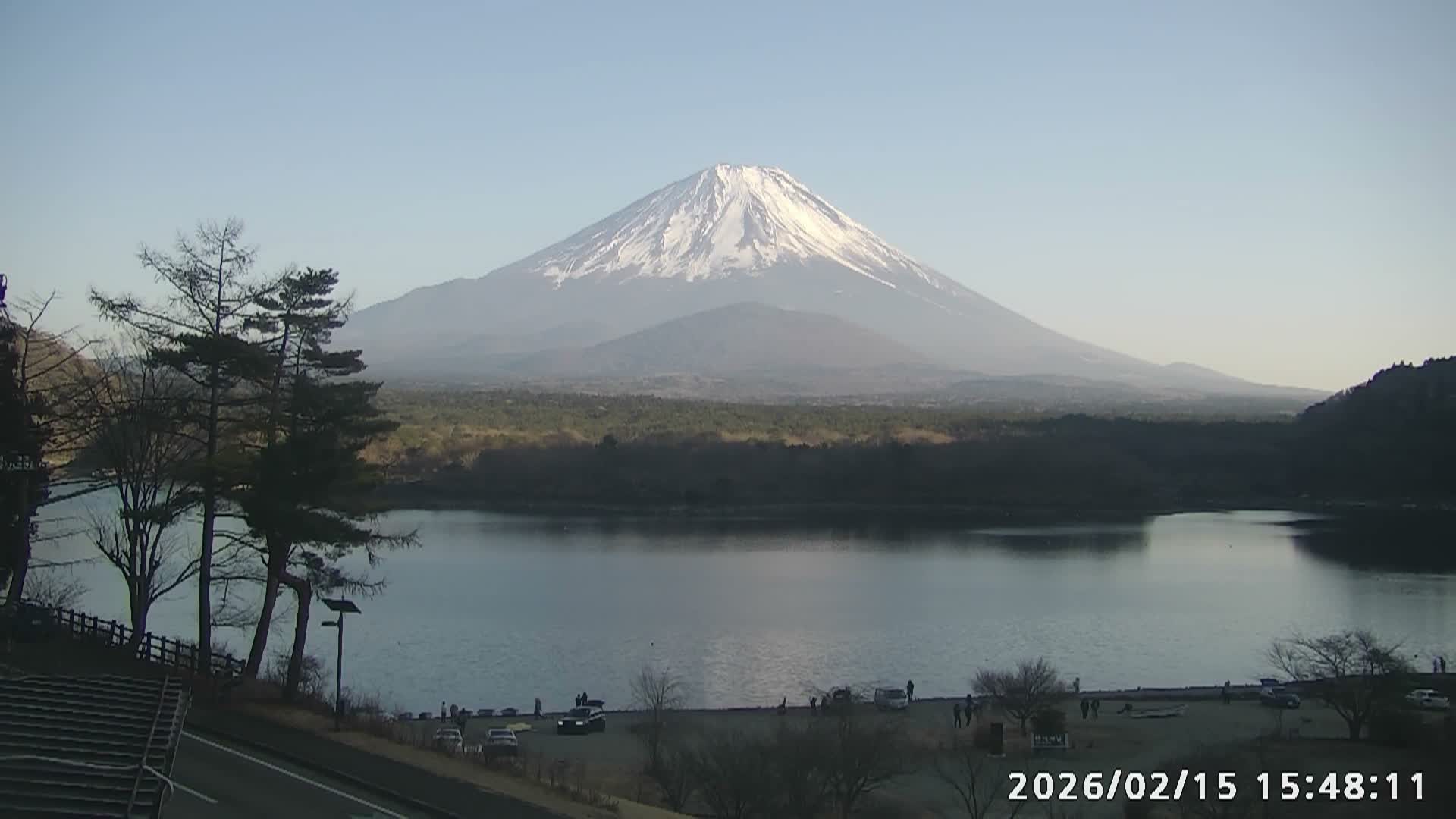 Fujikawaguchiko, Mount Fuji & Lake Shoji View ( 富士河口湖、富士山、精進湖の眺め ) Live Cam  - Shoji, Fujikawaguchiko, Minamitsuru, Yamanashi, Tokai, Chubu, Japan