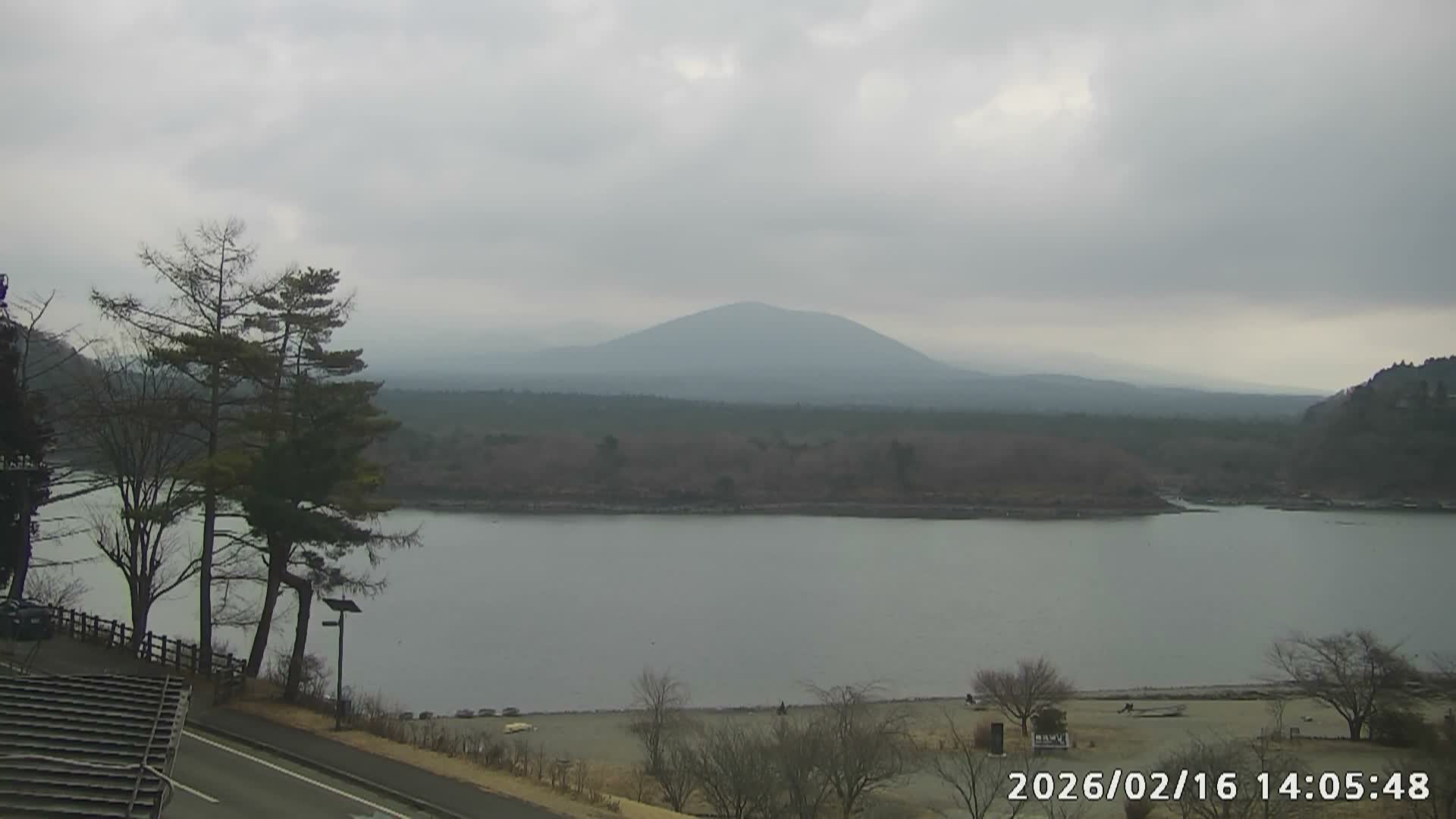 Fujikawaguchiko, Mount Fuji & Lake Shoji View ( 富士河口湖、富士山、精進湖の眺め ) Live Cam  - Shoji, Fujikawaguchiko, Minamitsuru, Yamanashi, Tokai, Chubu, Japan