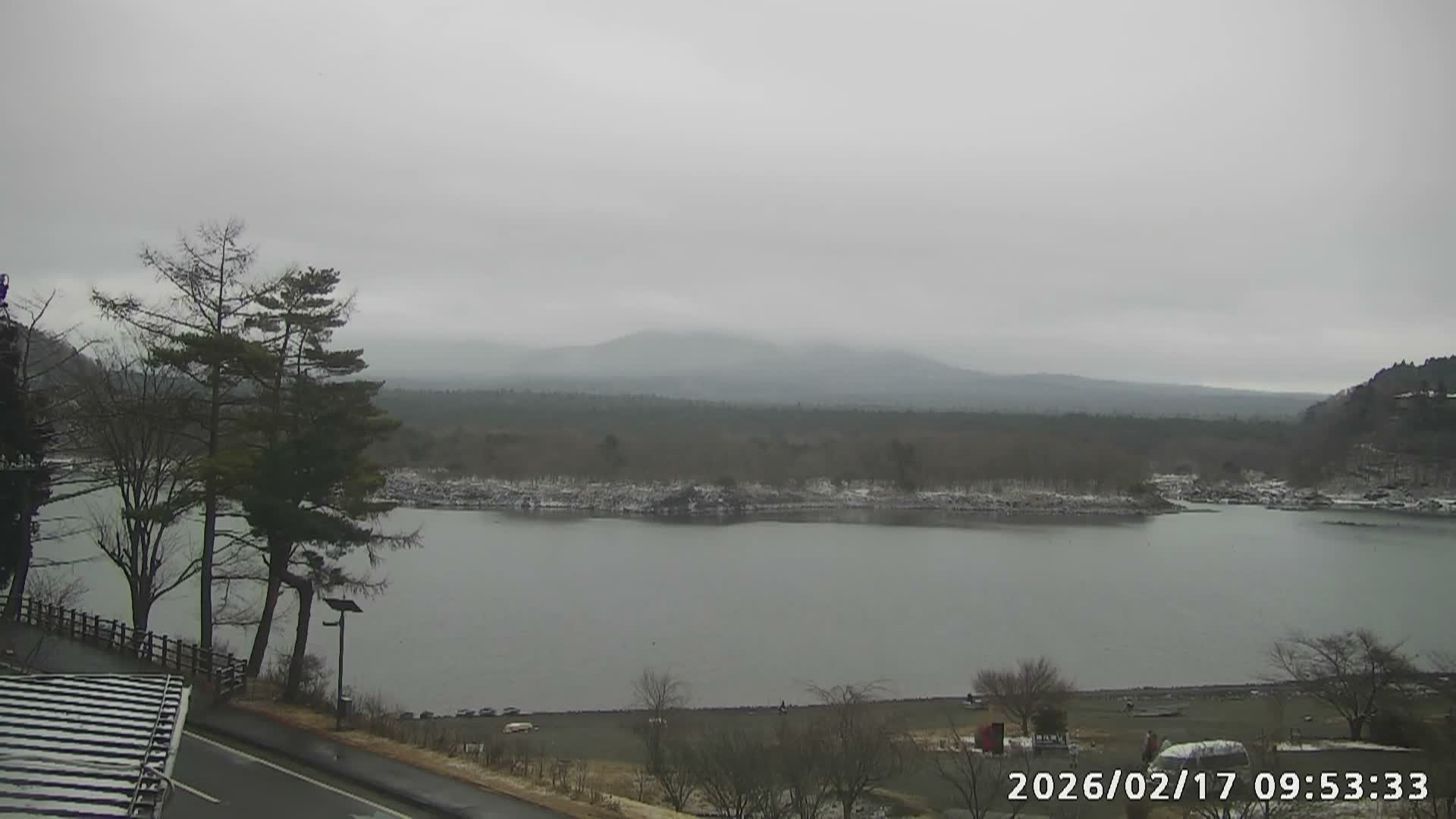 Fujikawaguchiko, Mount Fuji & Lake Shoji View ( 富士河口湖、富士山、精進湖の眺め ) Live Cam  - Shoji, Fujikawaguchiko, Minamitsuru, Yamanashi, Tokai, Chubu, Japan