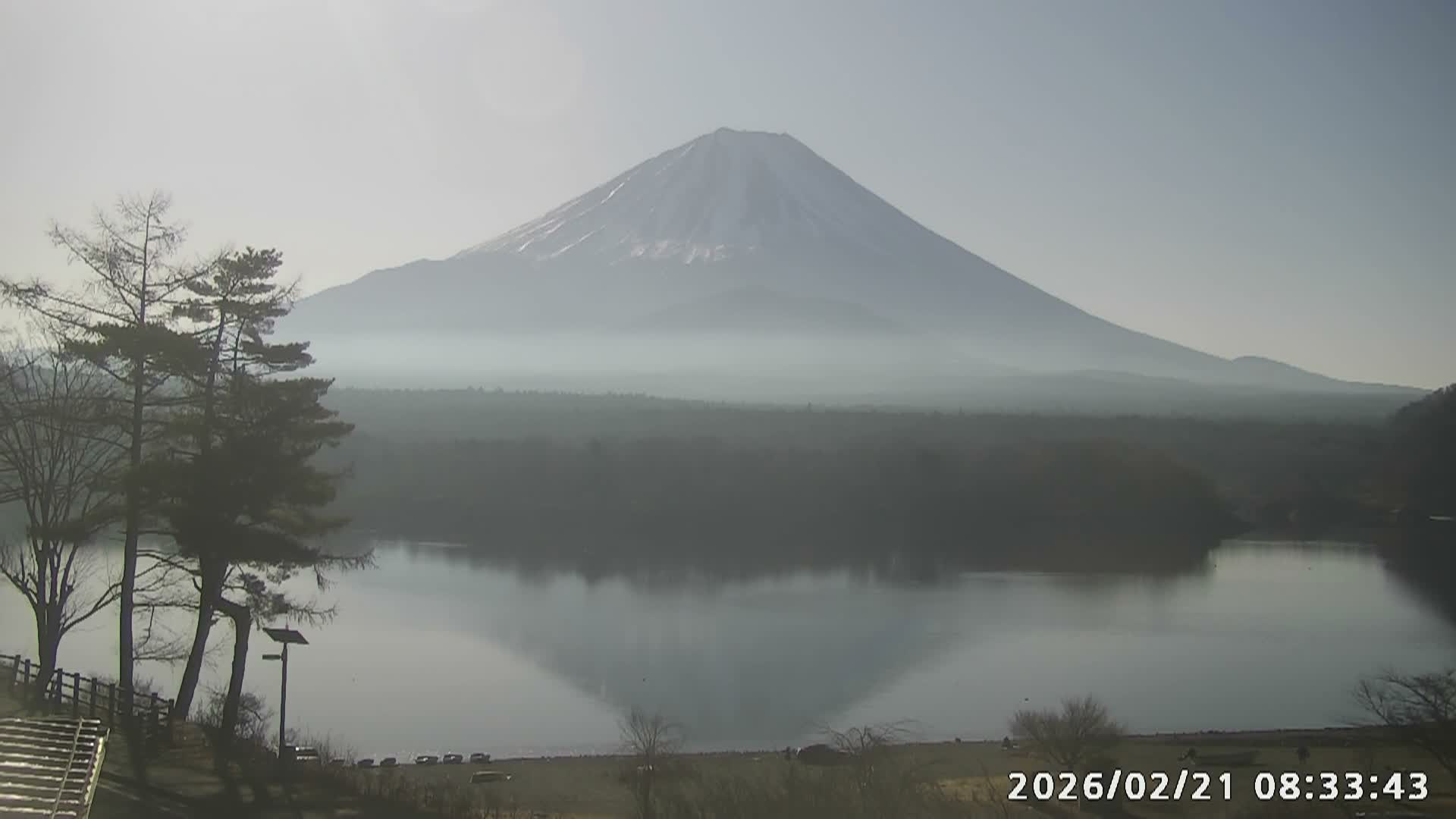 Fujikawaguchiko, Mount Fuji & Lake Shoji View ( 富士河口湖、富士山、精進湖の眺め ) Live Cam  - Shoji, Fujikawaguchiko, Minamitsuru, Yamanashi, Tokai, Chubu, Japan