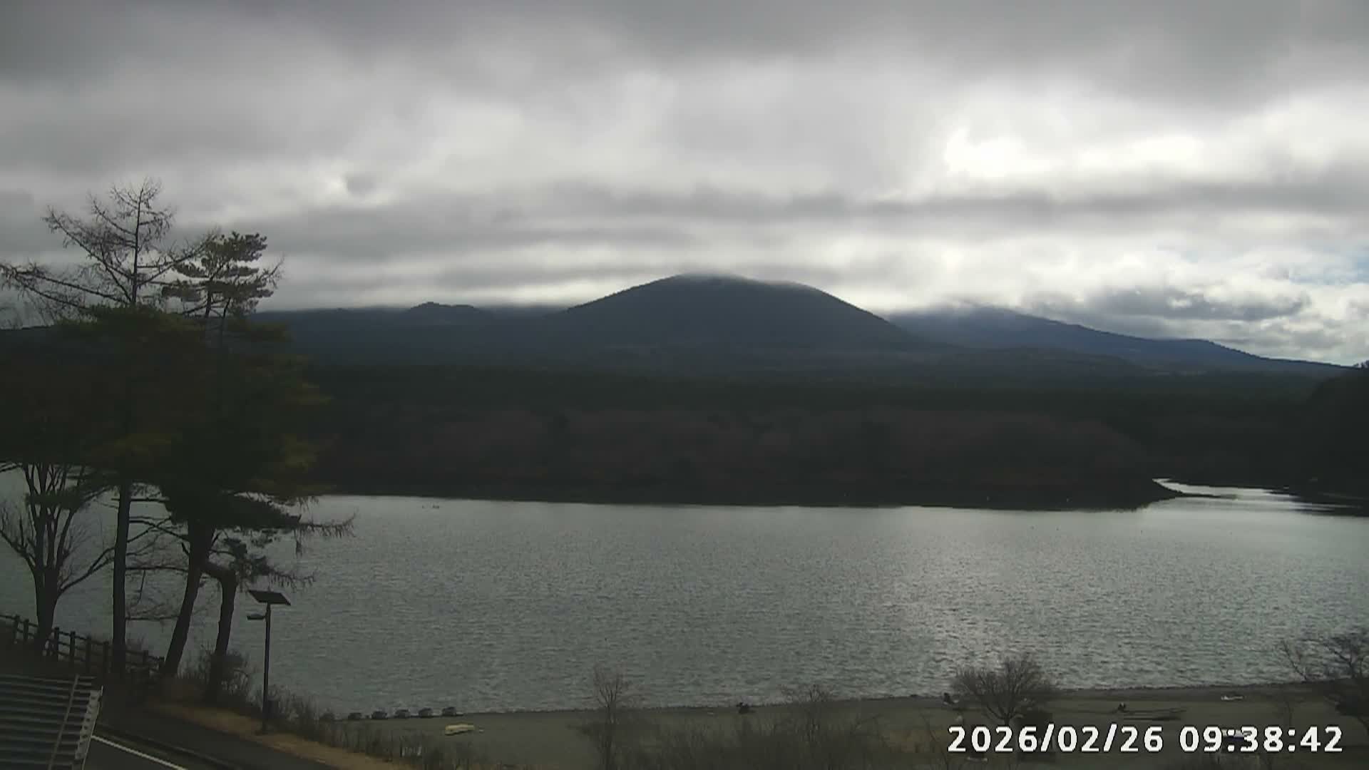 Fujikawaguchiko, Mount Fuji & Lake Shoji View ( 富士河口湖、富士山、精進湖の眺め ) Live Cam  - Shoji, Fujikawaguchiko, Minamitsuru, Yamanashi, Tokai, Chubu, Japan