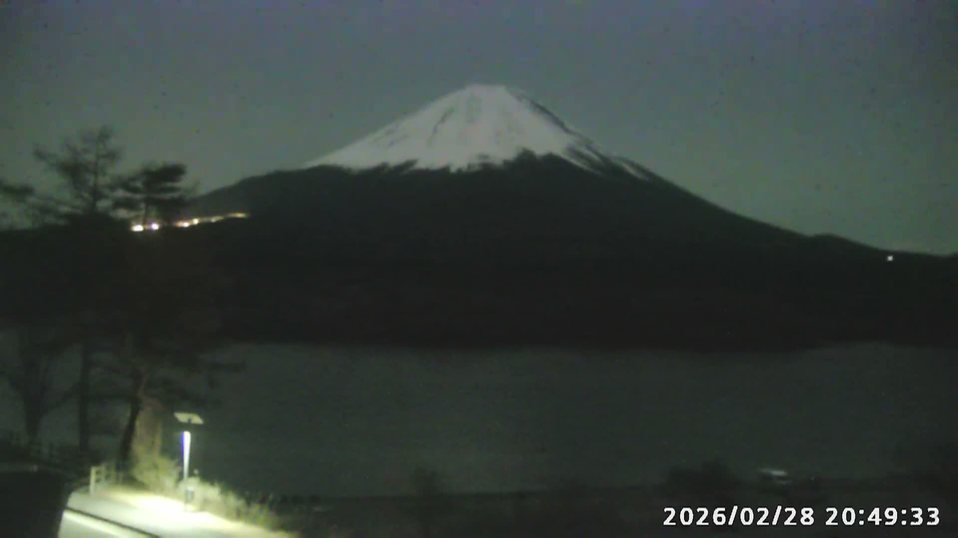 Fujikawaguchiko, Mount Fuji & Lake Shoji View ( 富士河口湖、富士山、精進湖の眺め ) Live Cam  - Shoji, Fujikawaguchiko, Minamitsuru, Yamanashi, Tokai, Chubu, Japan