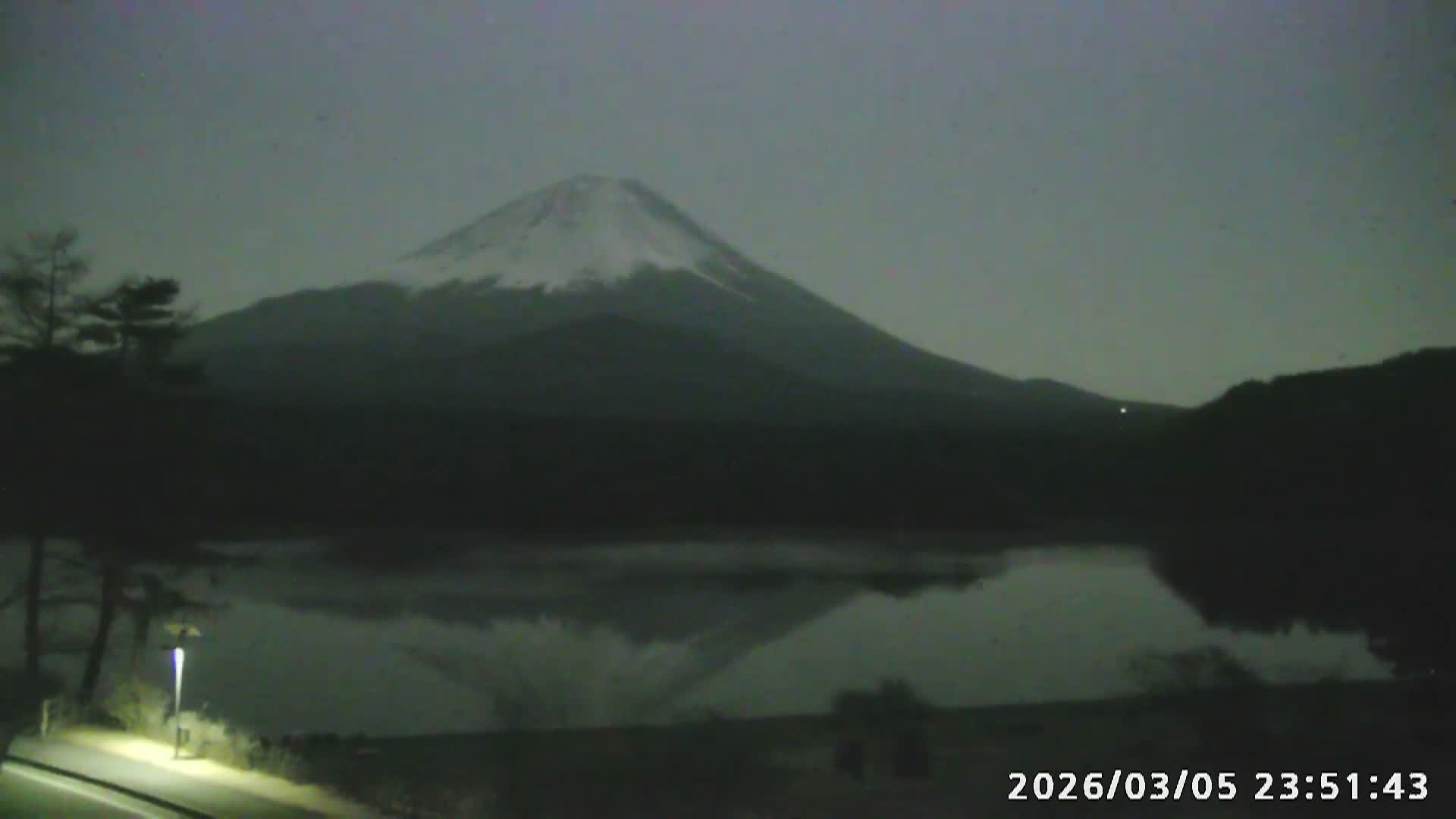 Fujikawaguchiko, Mount Fuji & Lake Shoji View ( 富士河口湖、富士山、精進湖の眺め ) Live Cam  - Shoji, Fujikawaguchiko, Minamitsuru, Yamanashi, Tokai, Chubu, Japan