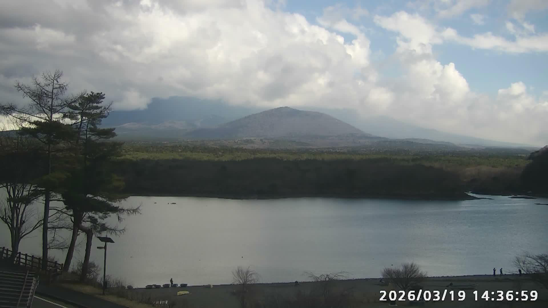 Fujikawaguchiko, Mount Fuji & Lake Shoji View ( 富士河口湖、富士山、精進湖の眺め ) Live Cam  - Shoji, Fujikawaguchiko, Minamitsuru, Yamanashi, Tokai, Chubu, Japan
