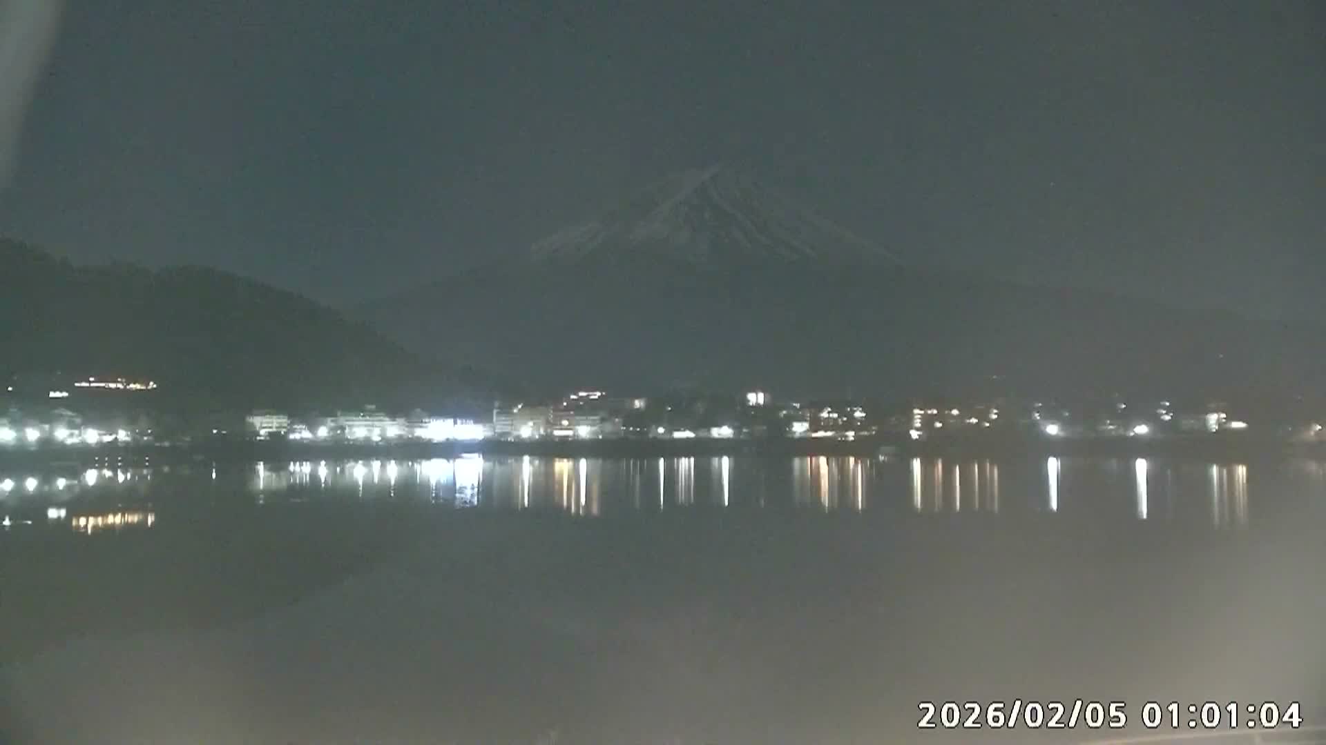 Fujikawaguchiko, Kawaguchi,  Mount Fuji & Lake Kawaguchiko View  ( 富士河口湖、川口、富士山、河口湖の眺め ) Live Cam -  Kawaguchi, Fujikawaguchiko, Minamitsuru, Yamanashi, Tokai, Chubu, Japan