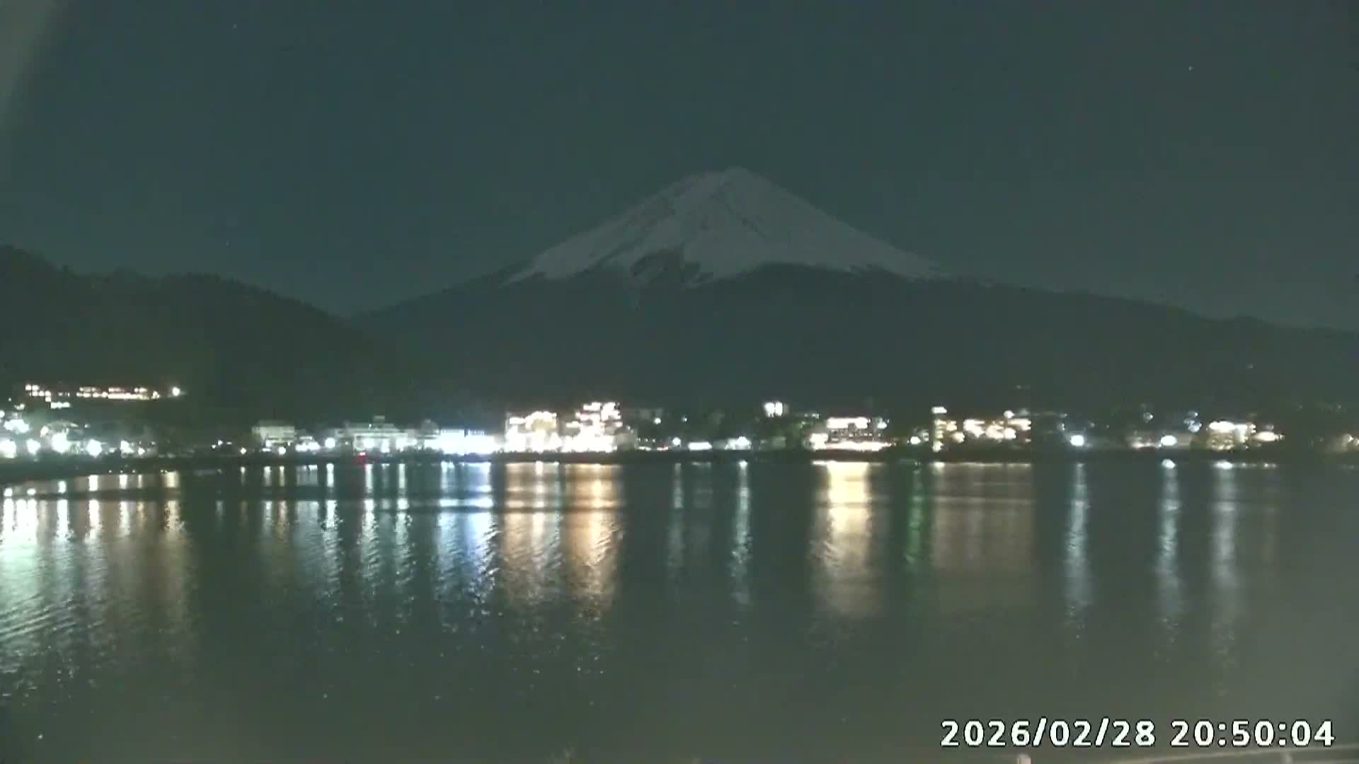 Fujikawaguchiko, Kawaguchi,  Mount Fuji & Lake Kawaguchiko View  ( 富士河口湖、川口、富士山、河口湖の眺め ) Live Cam -  Kawaguchi, Fujikawaguchiko, Minamitsuru, Yamanashi, Tokai, Chubu, Japan