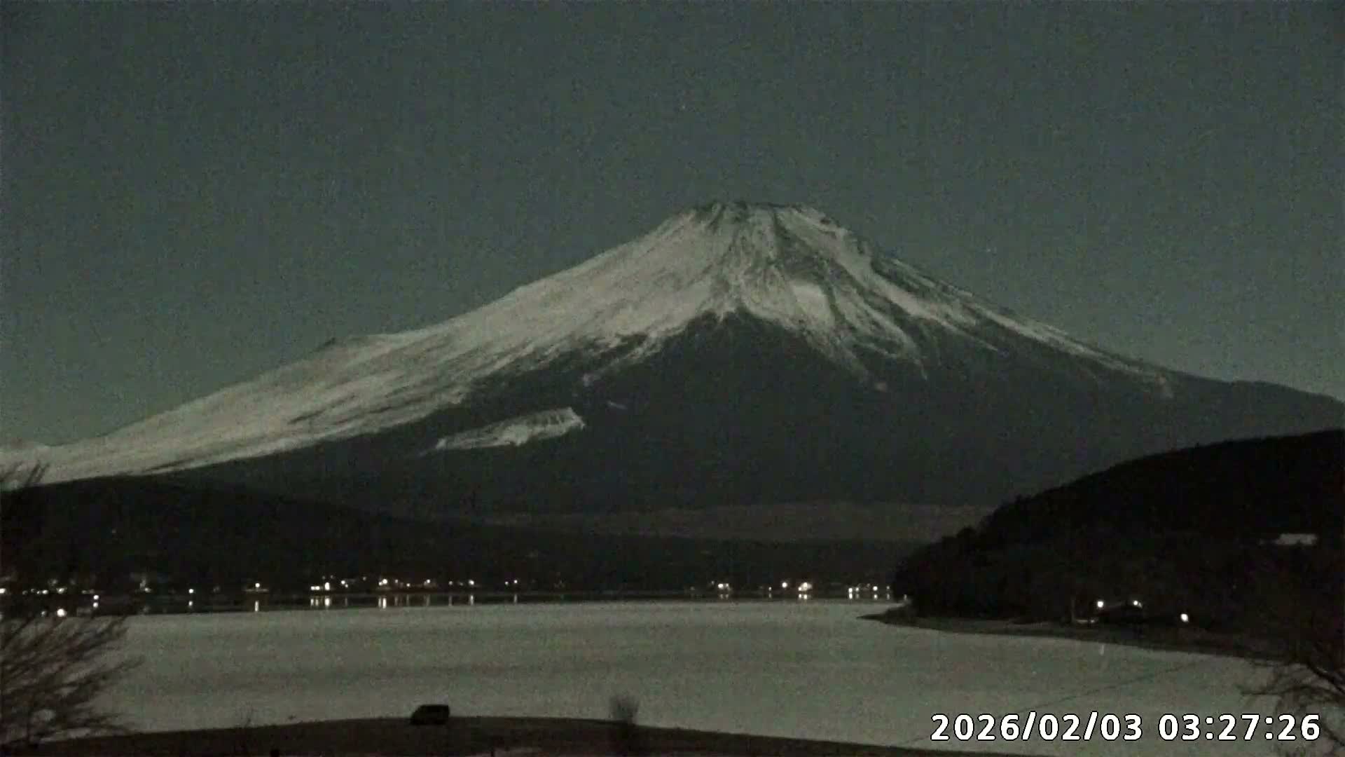 Yamanakako,  Mount Fuji & Lake Yamanaka View  ( 山中湖、富士山、山中湖の眺め ) Live Cam -  Yamanaka,, Yamanakako, Minamitsuru, Yamanashi, Tokai, Chubu, Japan
