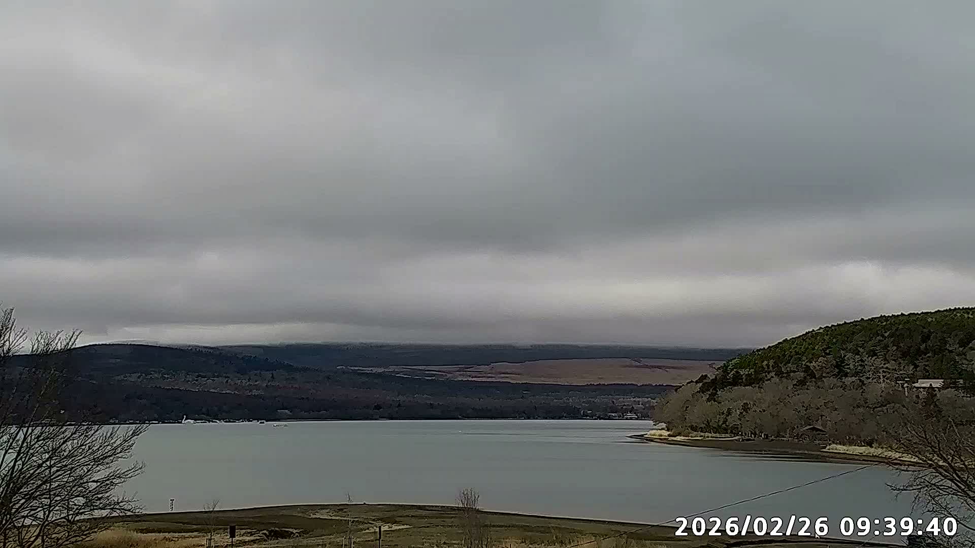 Yamanakako,  Mount Fuji & Lake Yamanaka View  ( 山中湖、富士山、山中湖の眺め ) Live Cam -  Yamanaka,, Yamanakako, Minamitsuru, Yamanashi, Tokai, Chubu, Japan