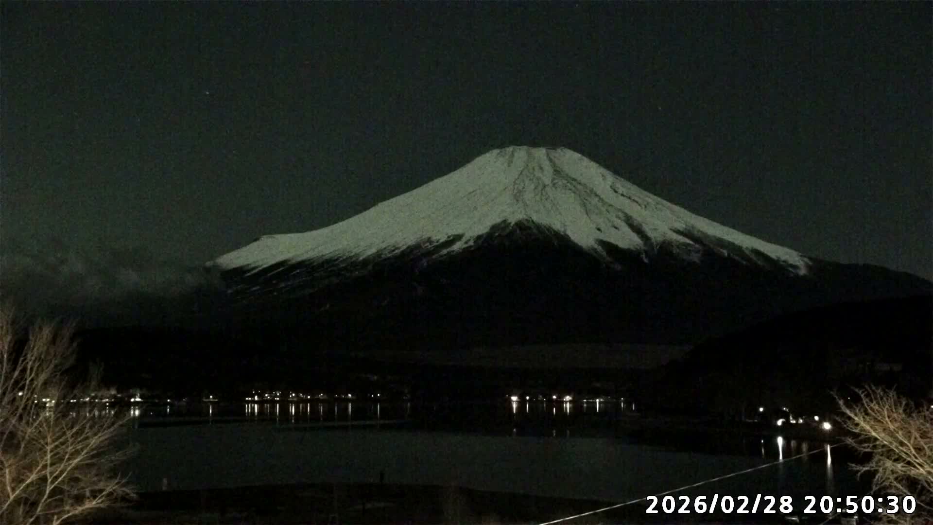Yamanakako,  Mount Fuji & Lake Yamanaka View  ( 山中湖、富士山、山中湖の眺め ) Live Cam -  Yamanaka,, Yamanakako, Minamitsuru, Yamanashi, Tokai, Chubu, Japan