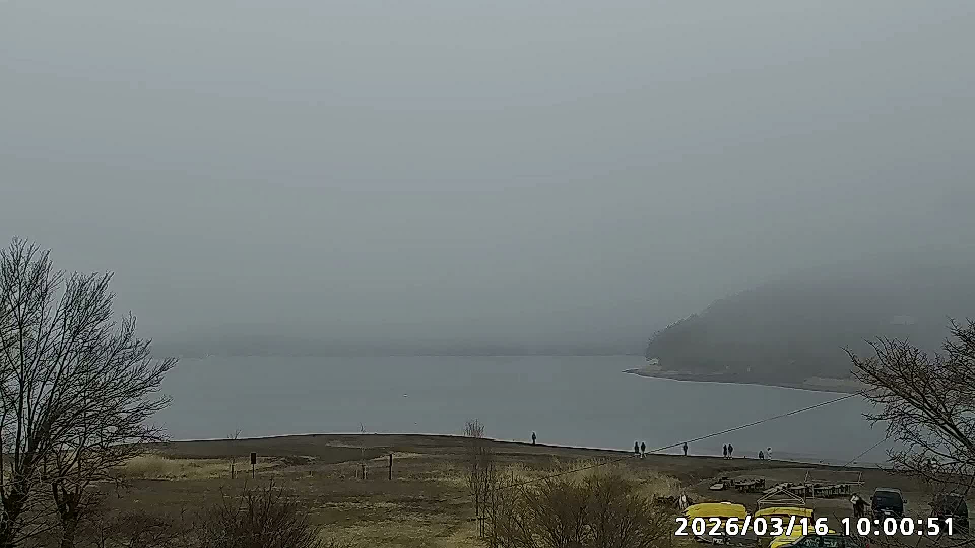 Yamanakako,  Mount Fuji & Lake Yamanaka View  ( 山中湖、富士山、山中湖の眺め ) Live Cam -  Yamanaka,, Yamanakako, Minamitsuru, Yamanashi, Tokai, Chubu, Japan