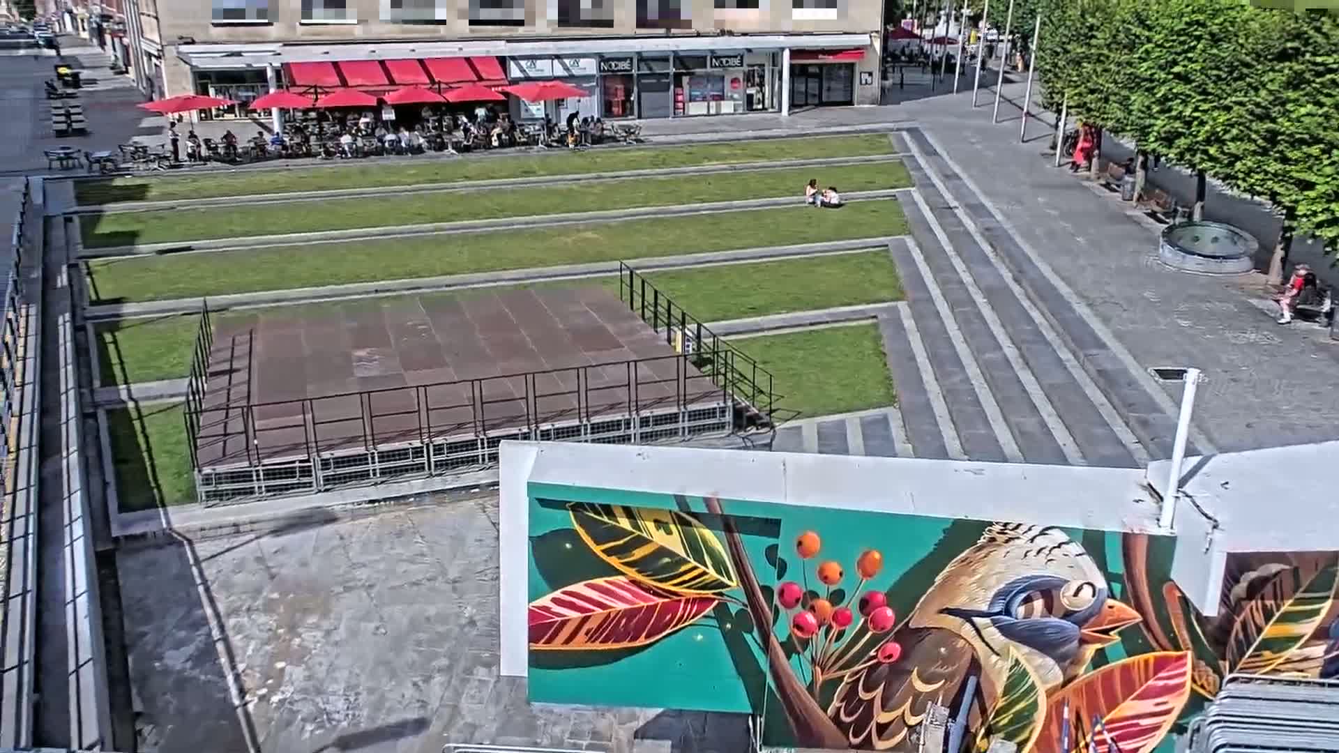 Amiens , Place Gambetta Square Live Cam - Amiens, Somme, Hauts-de-France, France