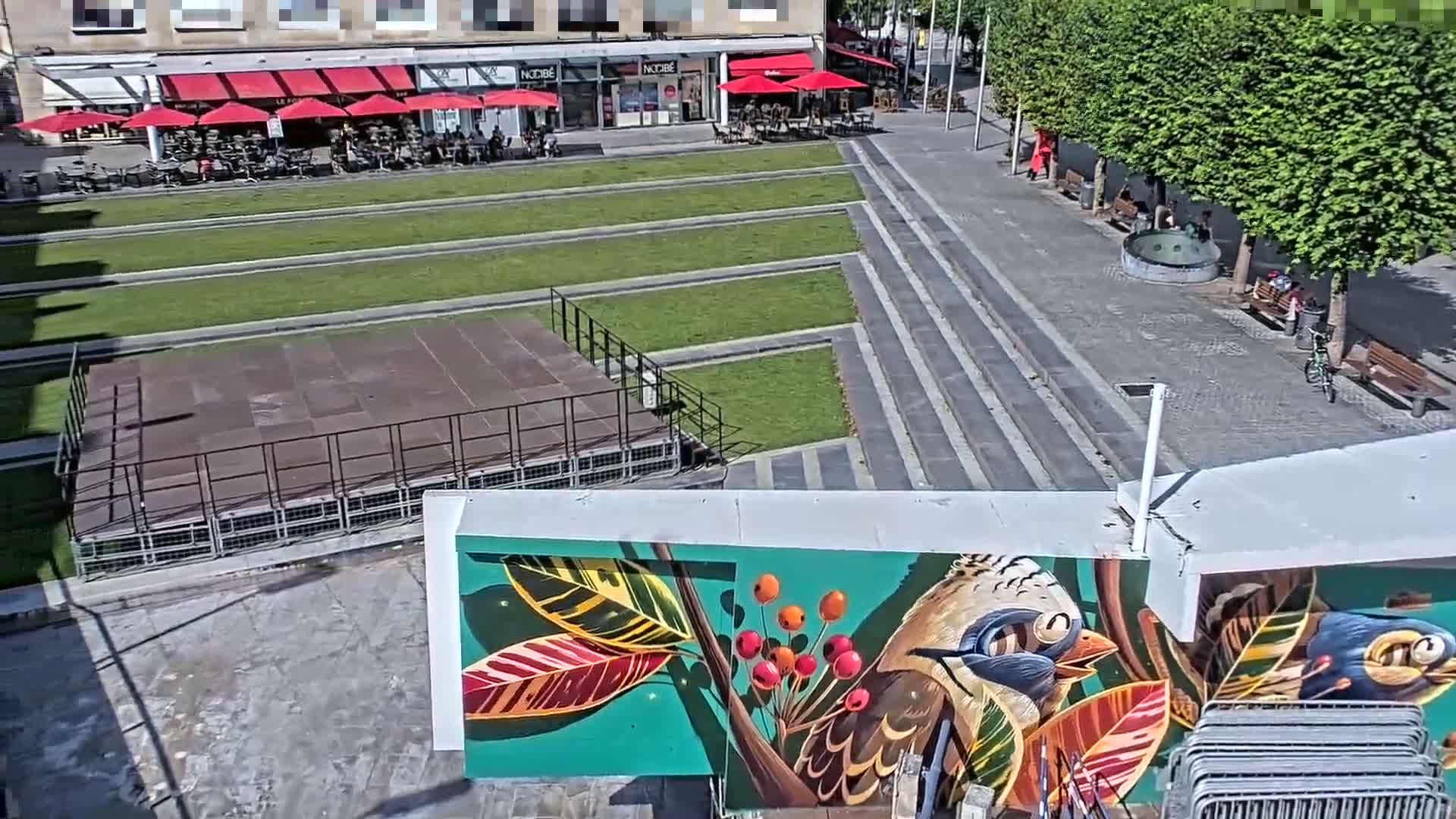 Amiens , Place Gambetta Square Live Cam - Amiens, Somme, Hauts-de-France, France