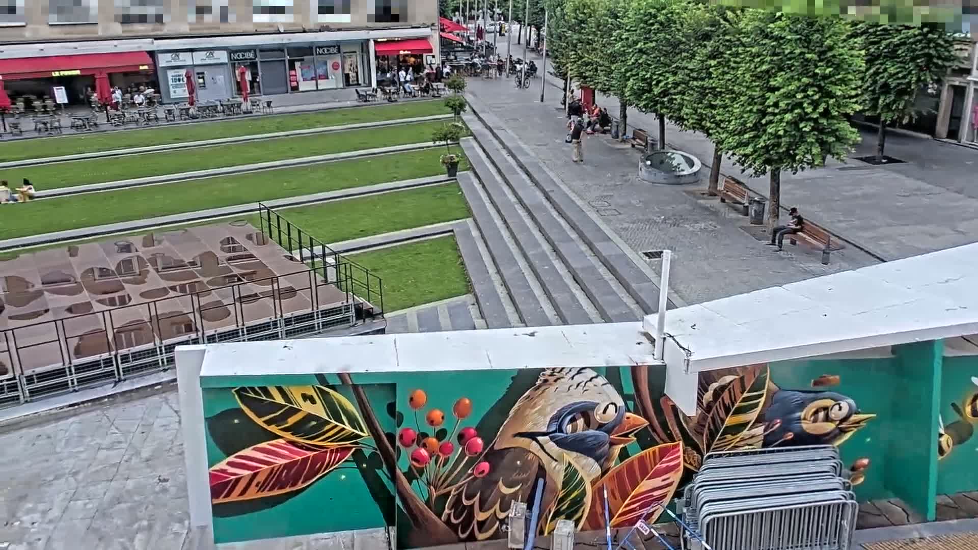 Amiens , Place Gambetta Square Live Cam - Amiens, Somme, Hauts-de-France, France