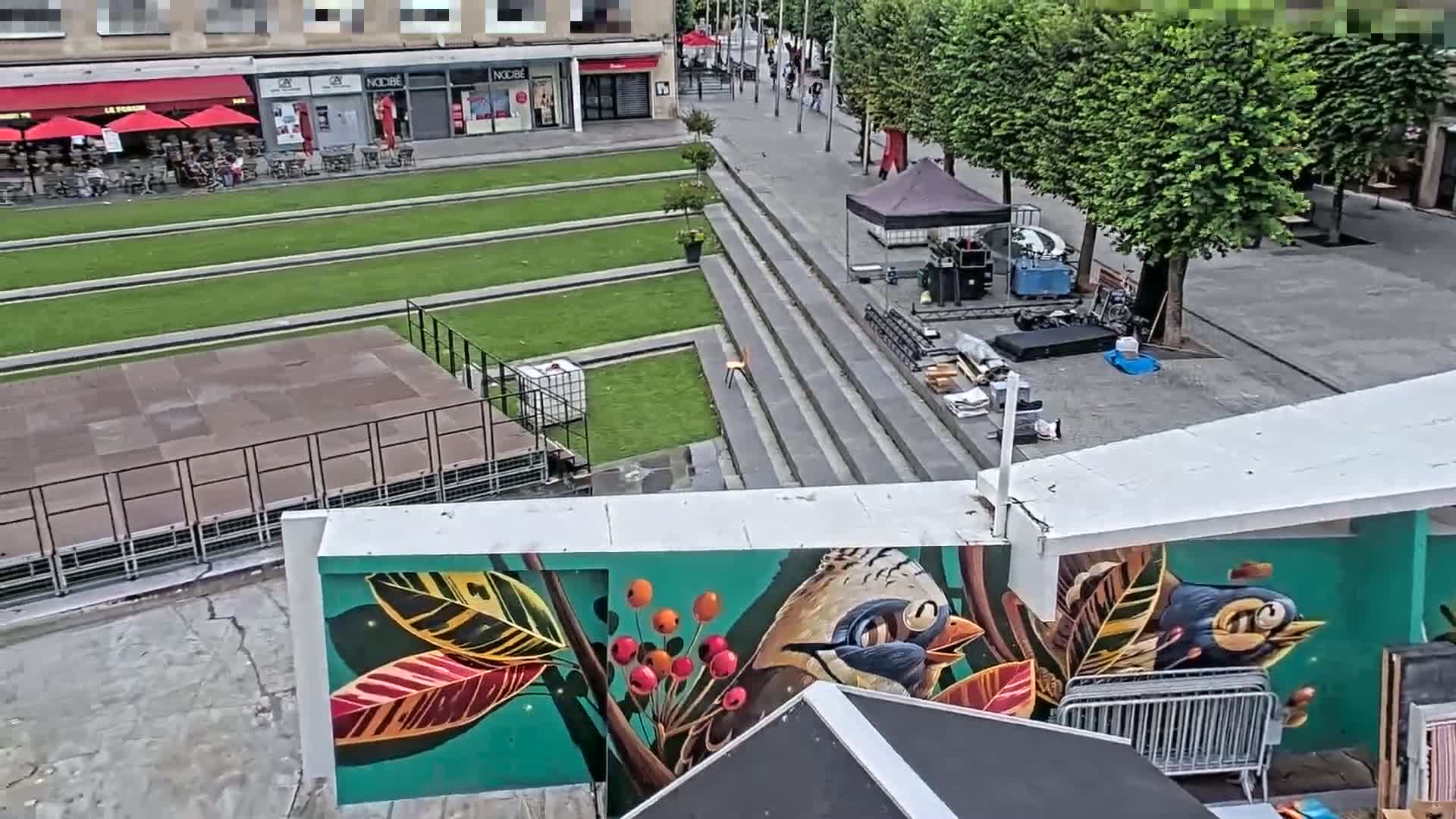 Amiens , Place Gambetta Square Live Cam - Amiens, Somme, Hauts-de-France, France