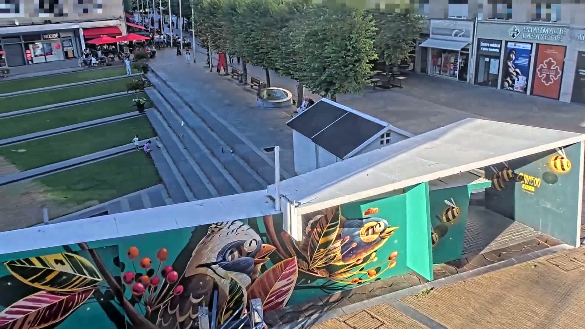 Amiens , Place Gambetta Square Live Cam - Amiens, Somme, Hauts-de-France, France