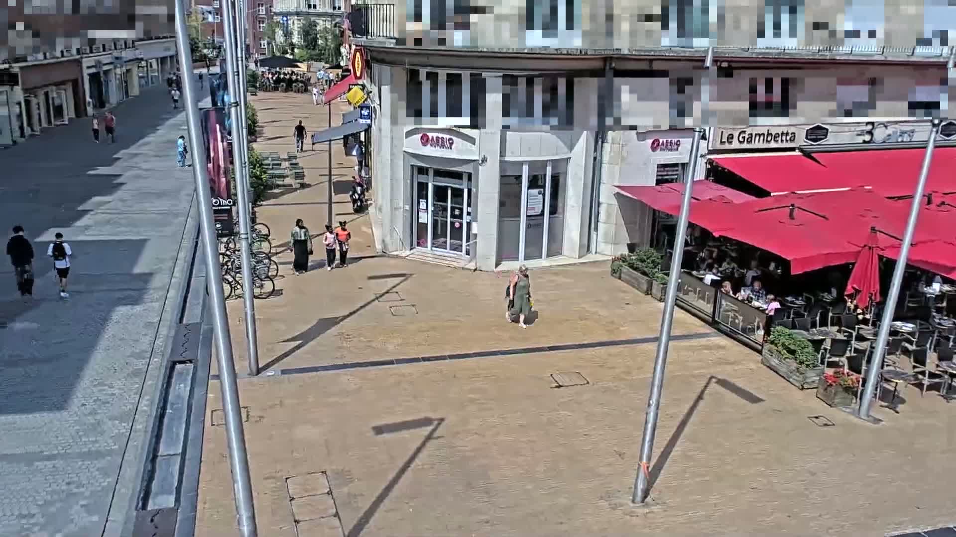 Amiens , Place Gambetta Square Live Cam - Amiens, Somme, Hauts-de-France, France