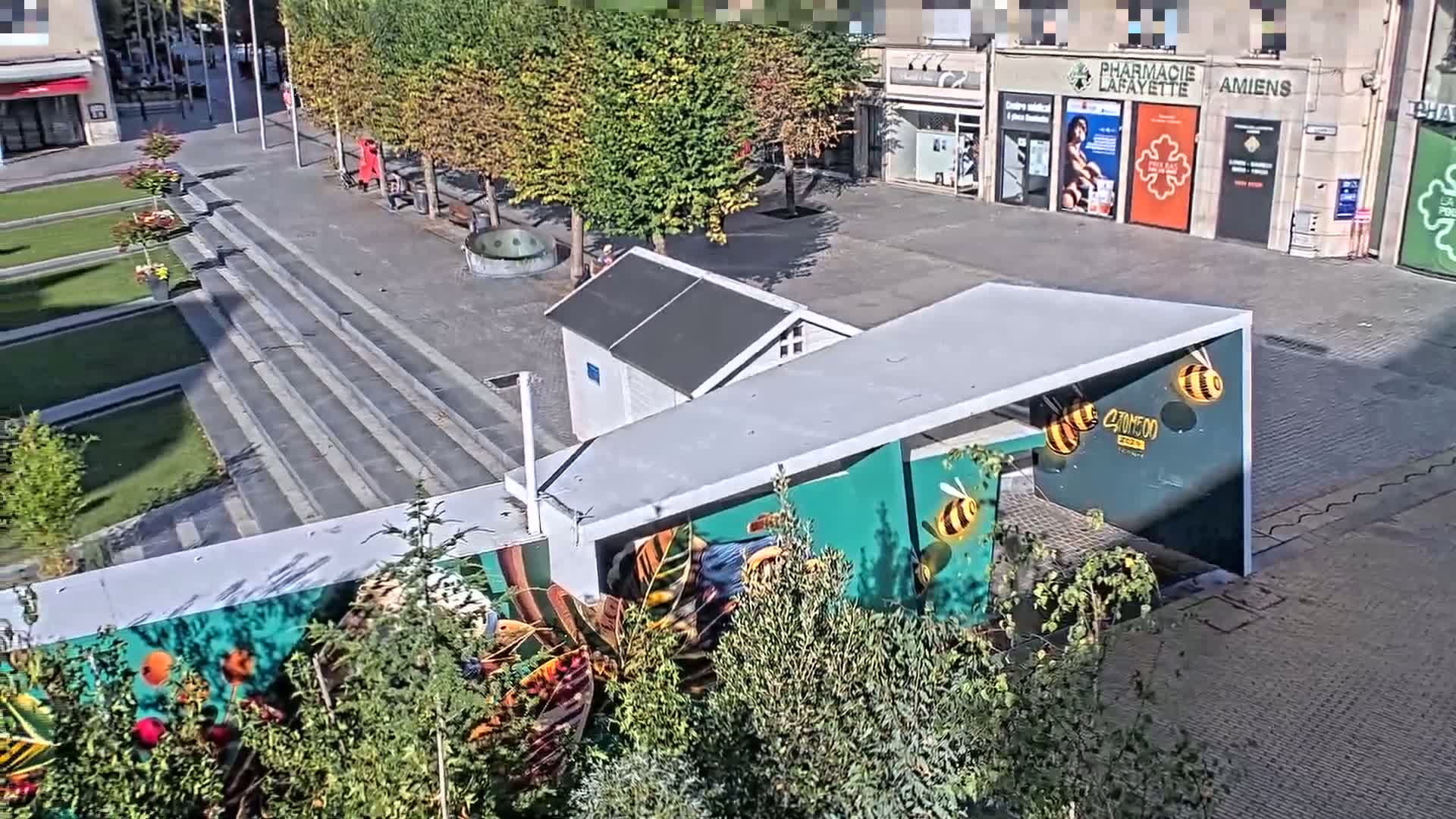 Amiens , Place Gambetta Square Live Cam - Amiens, Somme, Hauts-de-France, France