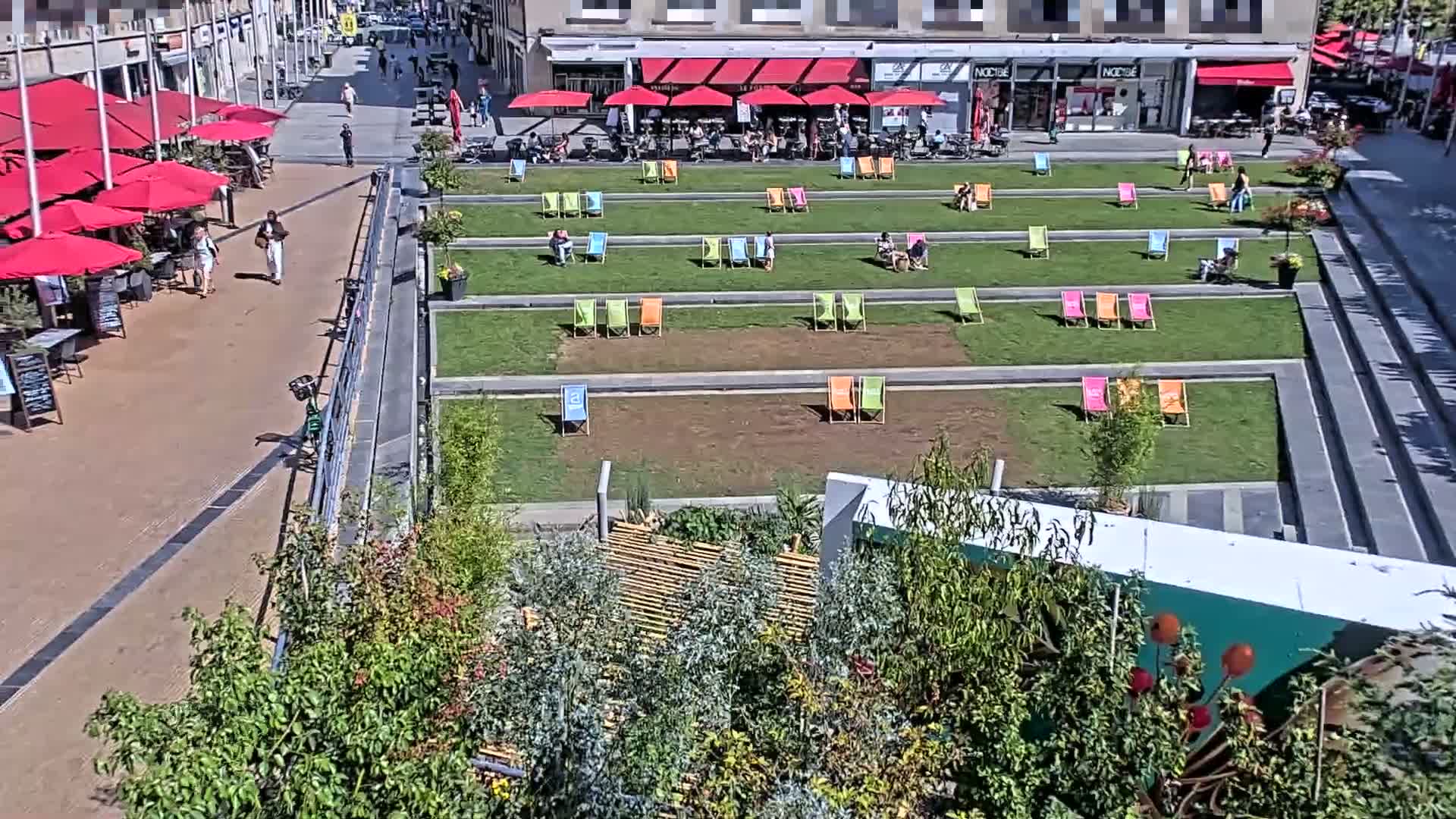 Amiens , Place Gambetta Square Live Cam - Amiens, Somme, Hauts-de-France, France