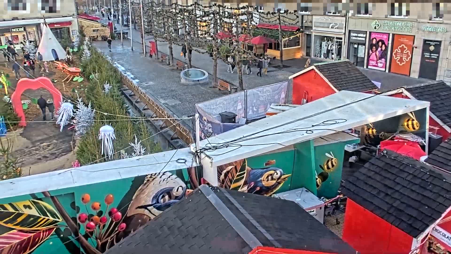 Amiens , Place Gambetta Square Live Cam - Amiens, Somme, Hauts-de-France, France