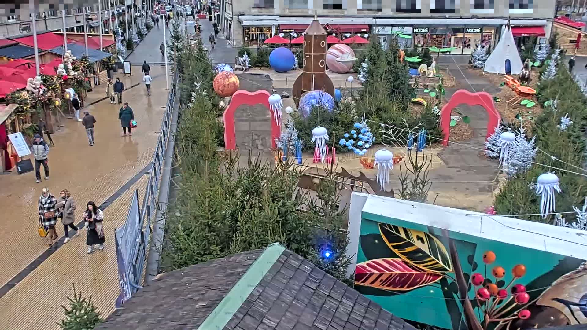 Amiens , Place Gambetta Square Live Cam - Amiens, Somme, Hauts-de-France, France