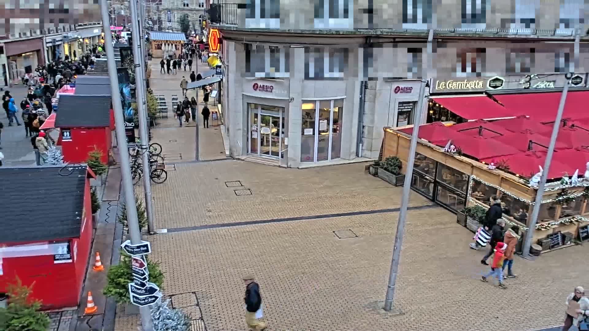 Amiens , Place Gambetta Square Live Cam - Amiens, Somme, Hauts-de-France, France