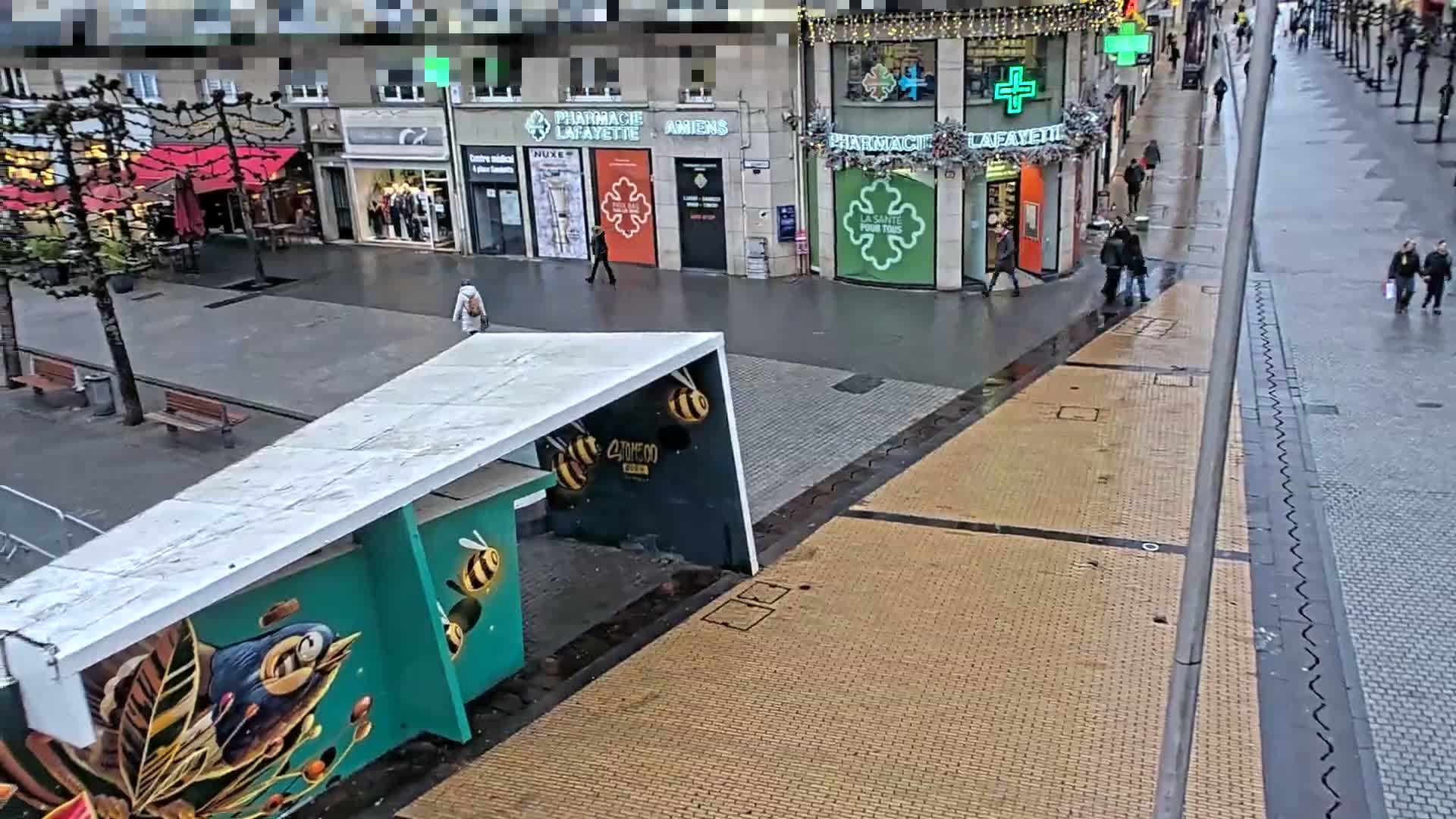 Amiens , Place Gambetta Square Live Cam - Amiens, Somme, Hauts-de-France, France