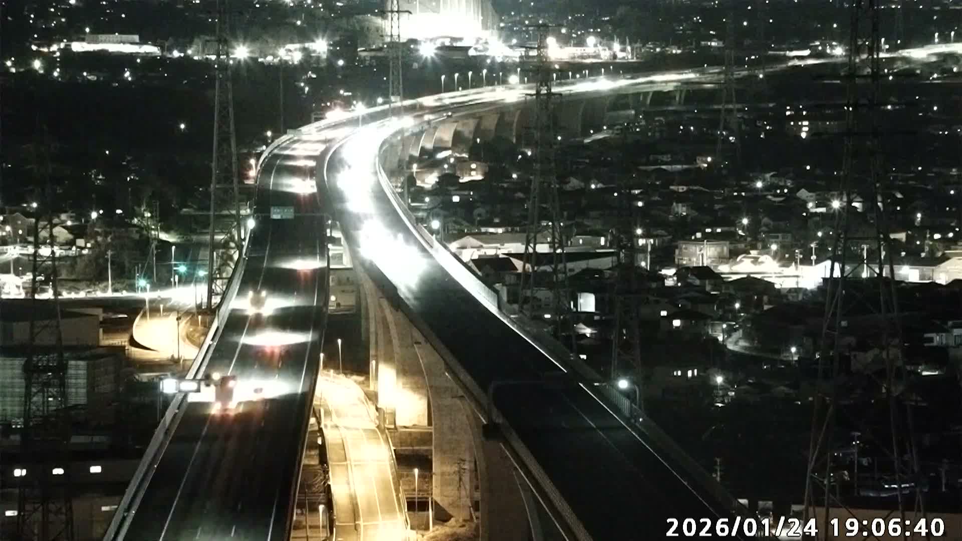Fujinomiya City & Mount Fuji  ( 富士山と富士宮市 ) Skyline Live Cam - Yamamoto, Fujinomiya, Shizuoka, Chūbu (Tōkai),  Honshu, Japan