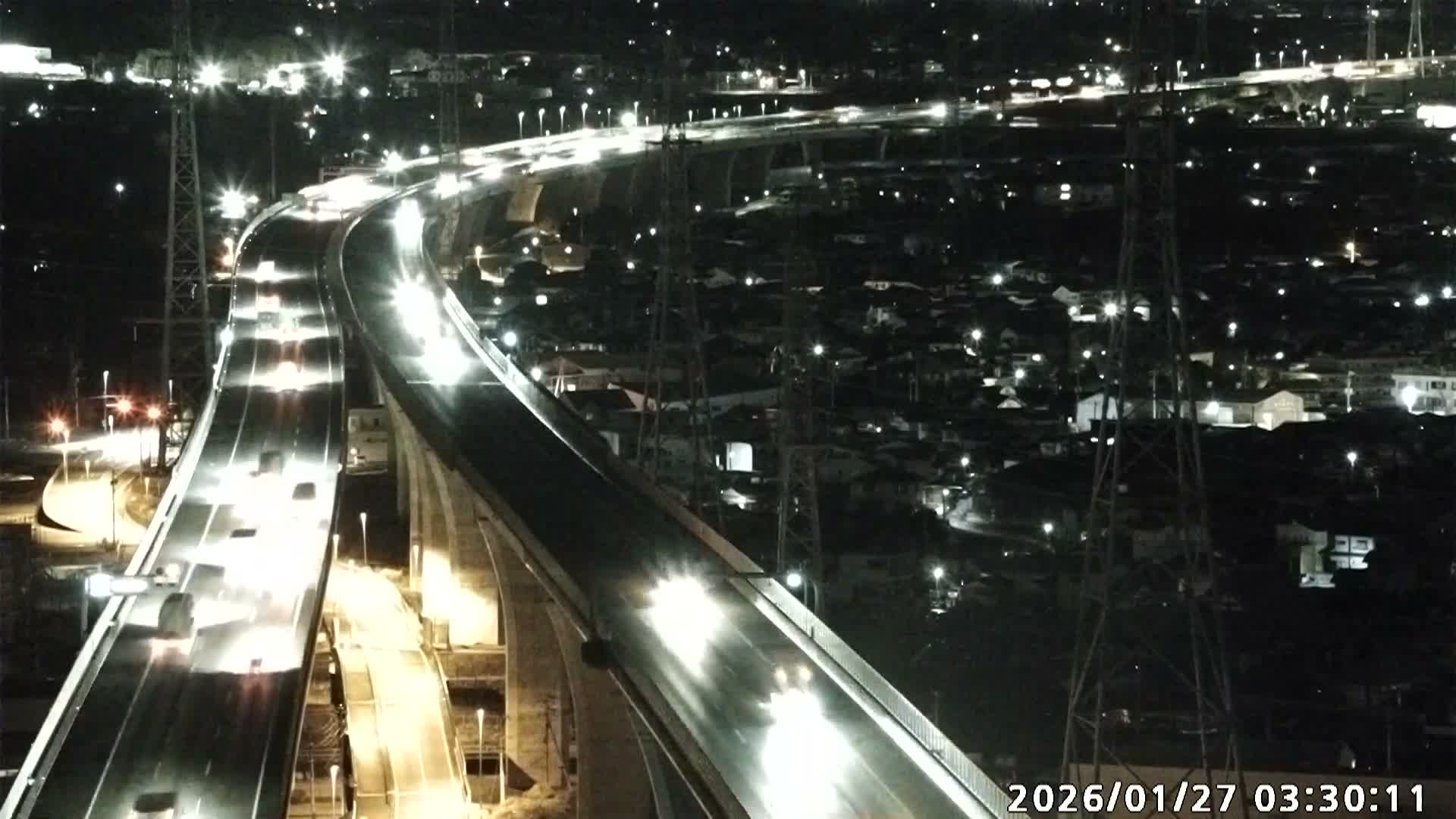 Fujinomiya City & Mount Fuji  ( 富士山と富士宮市 ) Skyline Live Cam - Yamamoto, Fujinomiya, Shizuoka, Chūbu (Tōkai),  Honshu, Japan