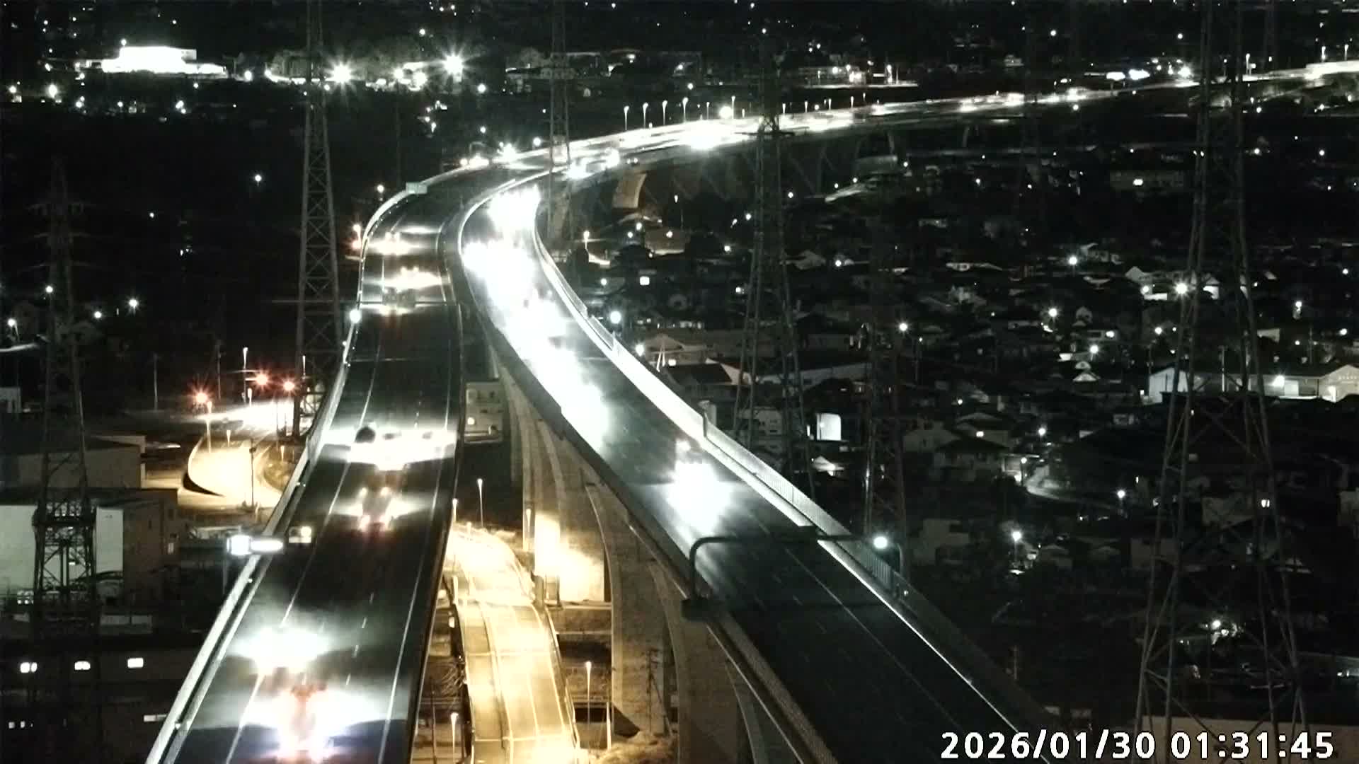 Fujinomiya City & Mount Fuji  ( 富士山と富士宮市 ) Skyline Live Cam - Yamamoto, Fujinomiya, Shizuoka, Chūbu (Tōkai),  Honshu, Japan