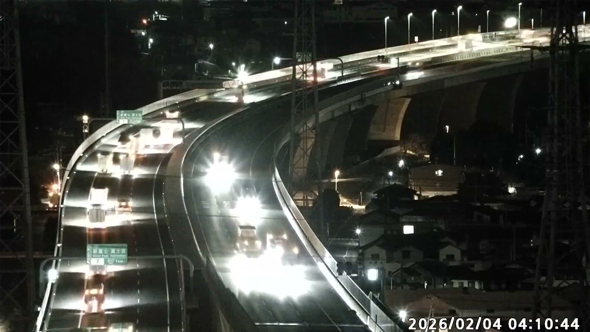 Fujinomiya City & Mount Fuji  ( 富士山と富士宮市 ) Skyline Live Cam - Yamamoto, Fujinomiya, Shizuoka, Chūbu (Tōkai),  Honshu, Japan
