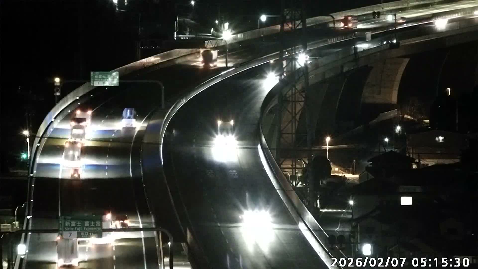 Fujinomiya City & Mount Fuji  ( 富士山と富士宮市 ) Skyline Live Cam - Yamamoto, Fujinomiya, Shizuoka, Chūbu (Tōkai),  Honshu, Japan