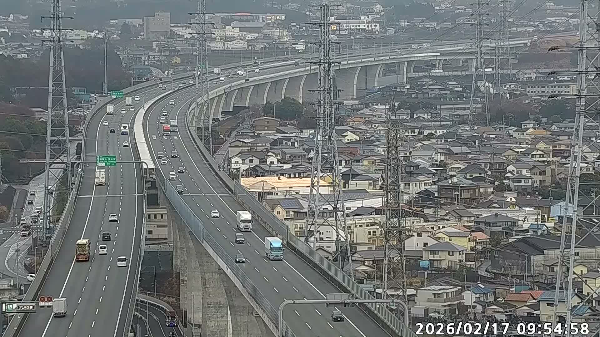 Fujinomiya City & Mount Fuji  ( 富士山と富士宮市 ) Skyline Live Cam - Yamamoto, Fujinomiya, Shizuoka, Chūbu (Tōkai),  Honshu, Japan
