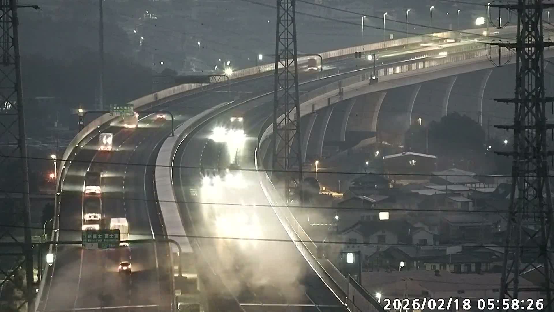 Fujinomiya City & Mount Fuji  ( 富士山と富士宮市 ) Skyline Live Cam - Yamamoto, Fujinomiya, Shizuoka, Chūbu (Tōkai),  Honshu, Japan