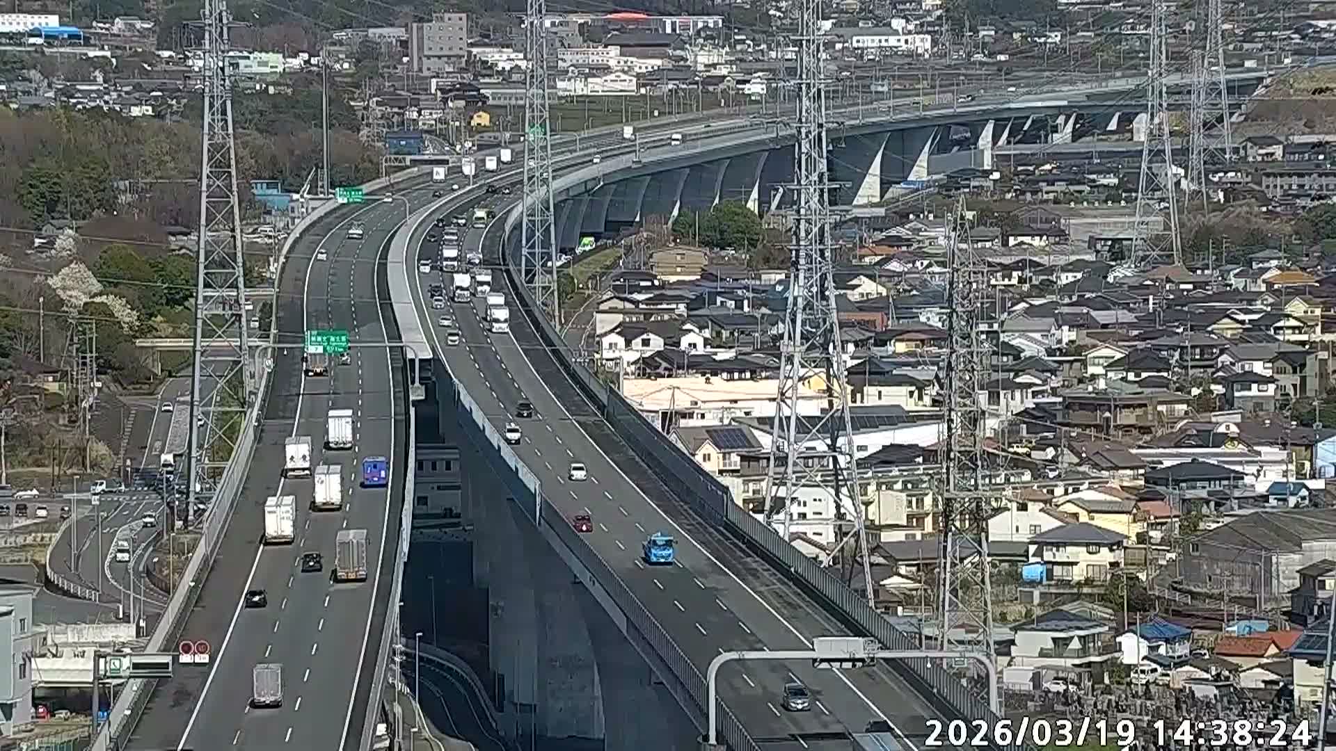 Fujinomiya City & Mount Fuji  ( 富士山と富士宮市 ) Skyline Live Cam - Yamamoto, Fujinomiya, Shizuoka, Chūbu (Tōkai),  Honshu, Japan