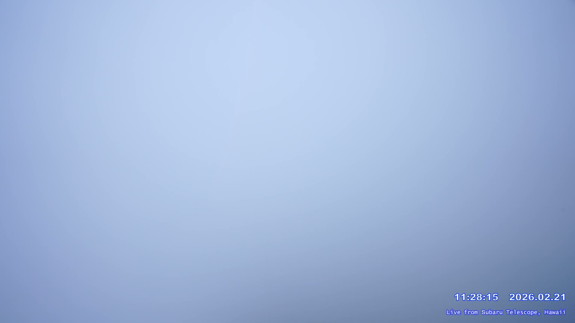 Hawaii , Mauna Kea Volcano & Observatories Center ( Subaru Telescope of  National Astronomical Observatory of Japan)  towards East Live Cam - Mauna Kea Access Road, Hilo,  Big Island, Hawaii, USA