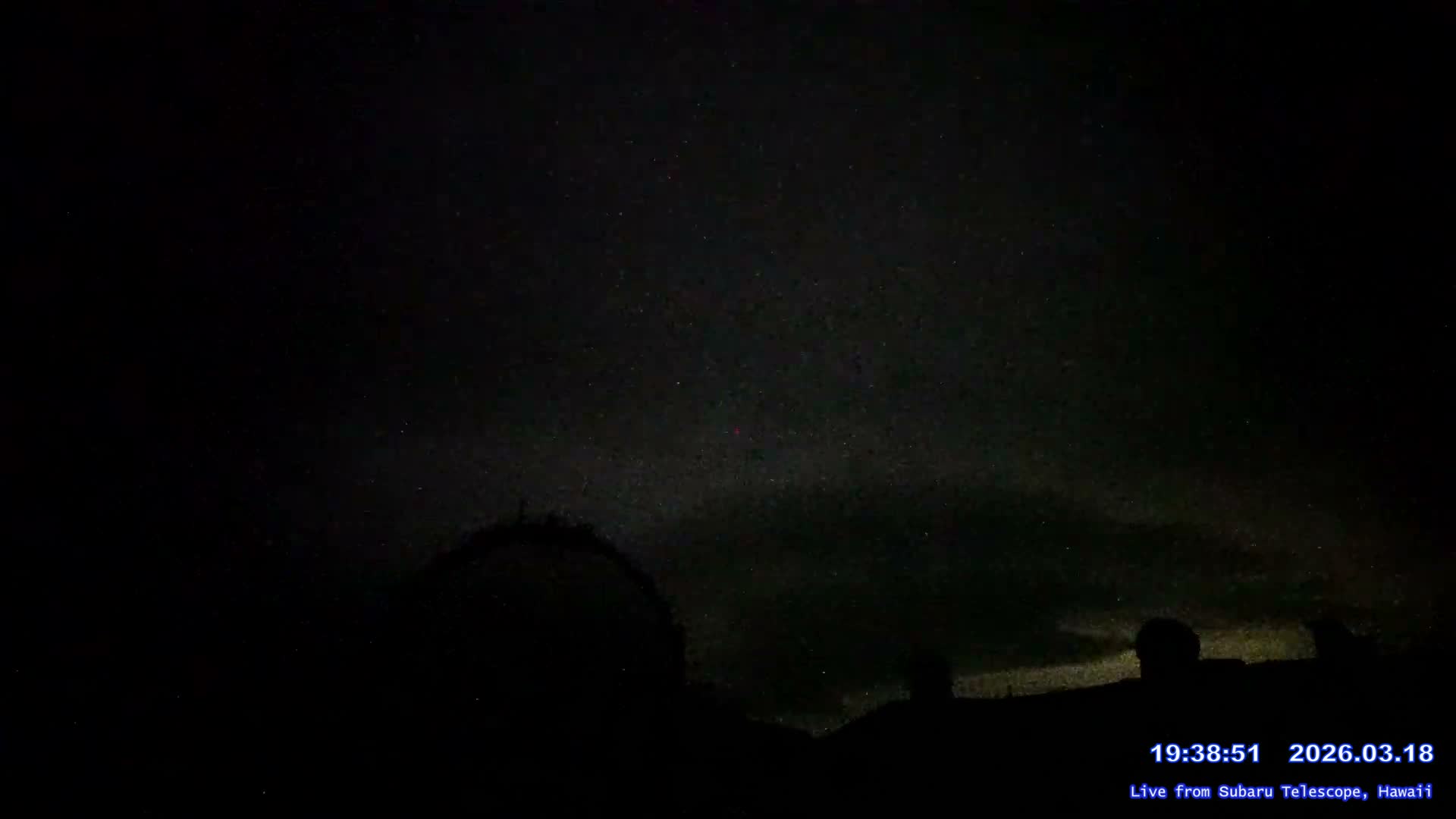 Hawaii , Mauna Kea Volcano & Observatories Center ( Subaru Telescope of  National Astronomical Observatory of Japan)  towards East Live Cam - Mauna Kea Access Road, Hilo,  Big Island, Hawaii, USA
