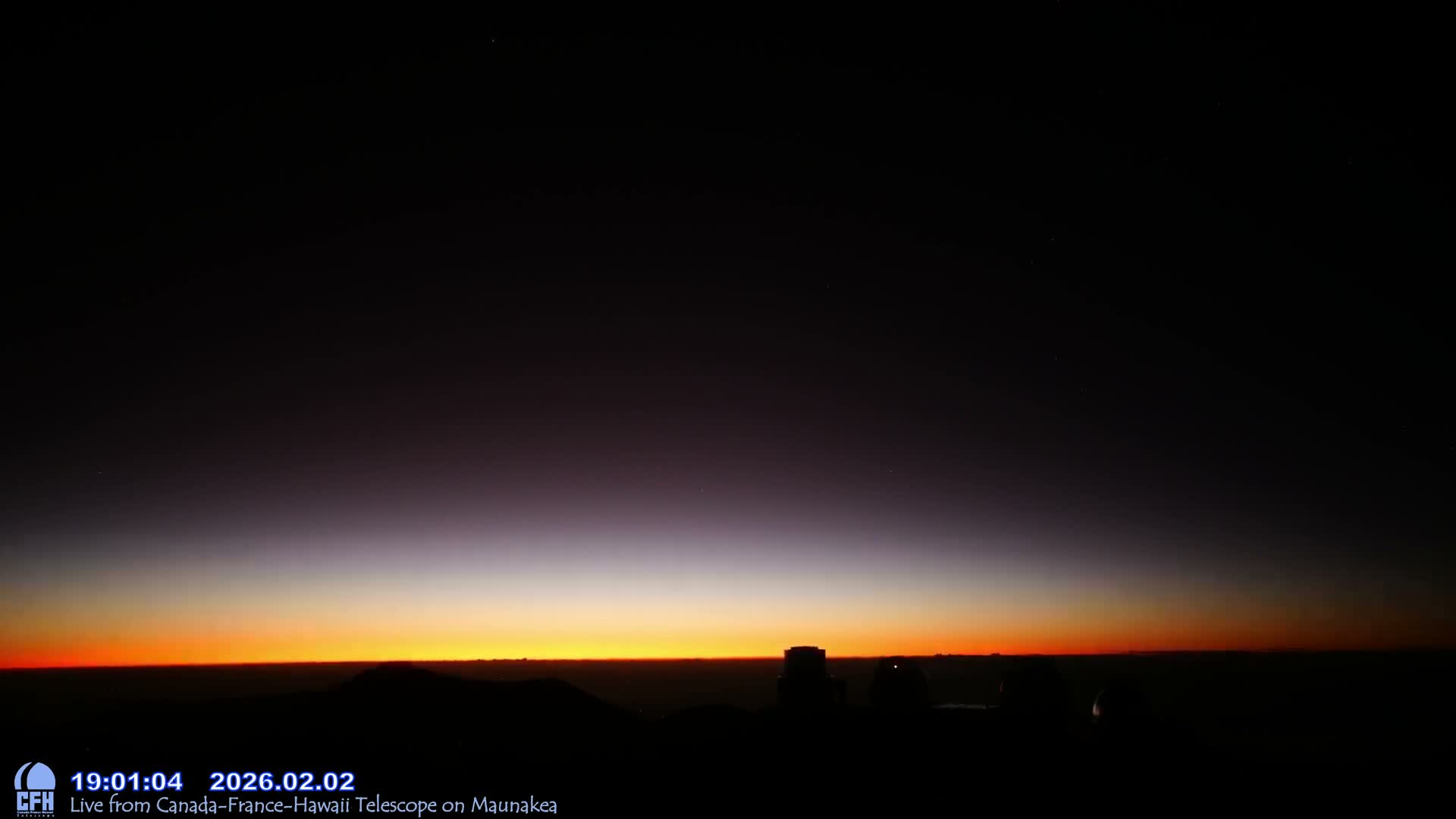Hawaii , Mauna Kea Volcano & Observatories Center  towards West Live Cam - Mauna Kea Access Road, Hilo, Big Island, Hawaii, USA