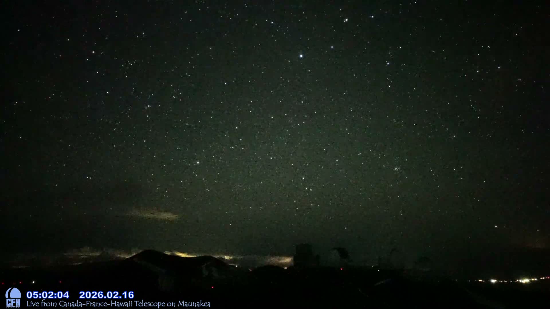Hawaii , Mauna Kea Volcano & Observatories Center  towards West Live Cam - Mauna Kea Access Road, Hilo, Big Island, Hawaii, USA