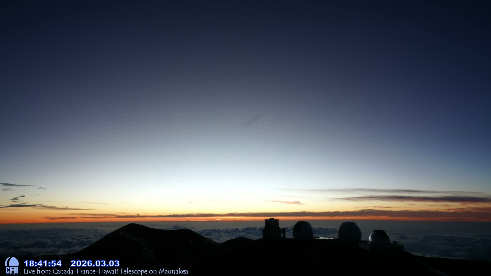 Hawaii , Mauna Kea Volcano & Observatories Center  towards West Live Cam - Mauna Kea Access Road, Hilo, Big Island, Hawaii, USA