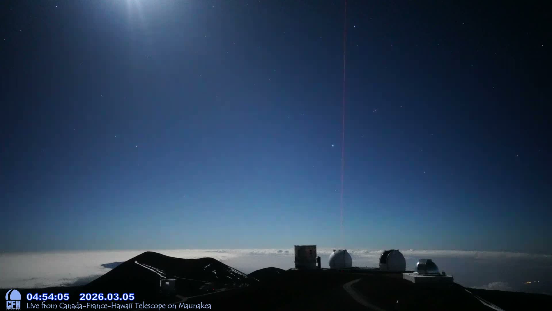 Hawaii , Mauna Kea Volcano & Observatories Center  towards West Live Cam - Mauna Kea Access Road, Hilo, Big Island, Hawaii, USA