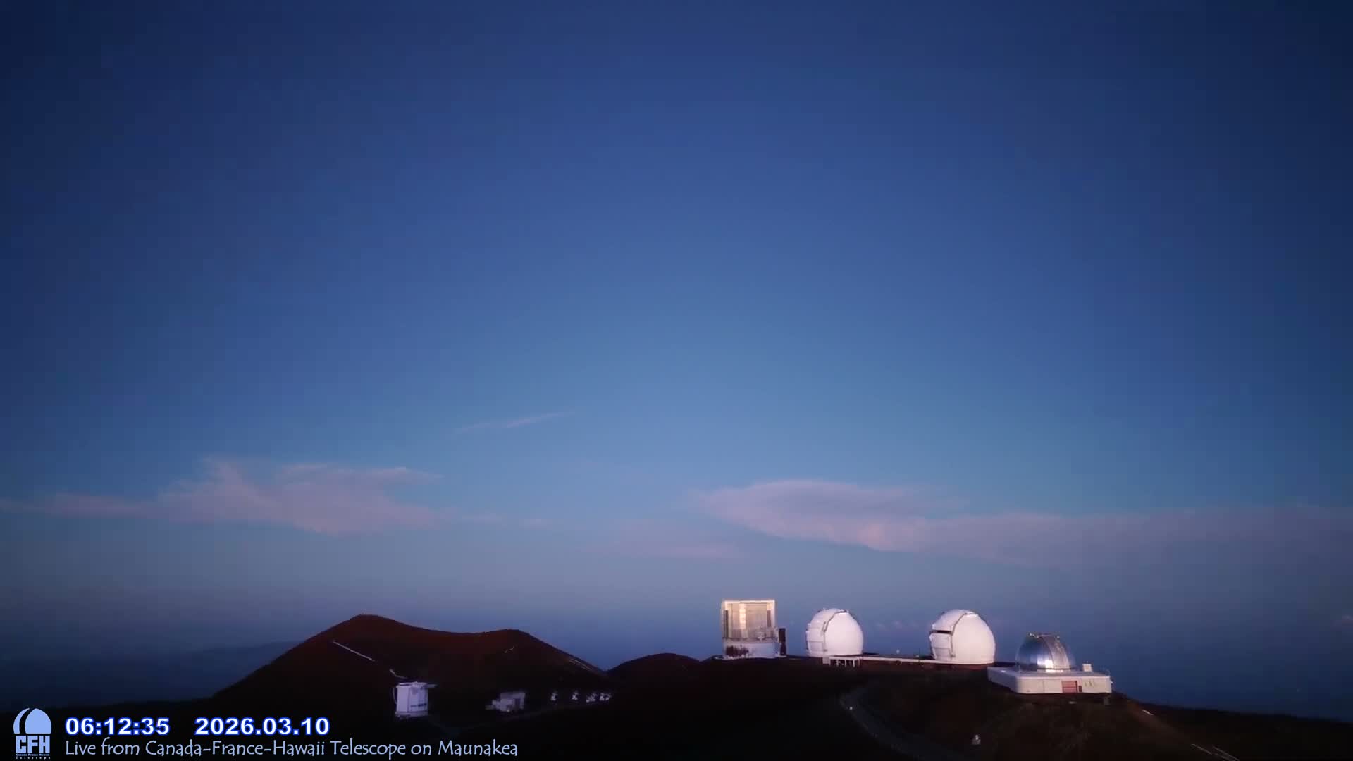 Hawaii , Mauna Kea Volcano & Observatories Center  towards West Live Cam - Mauna Kea Access Road, Hilo, Big Island, Hawaii, USA