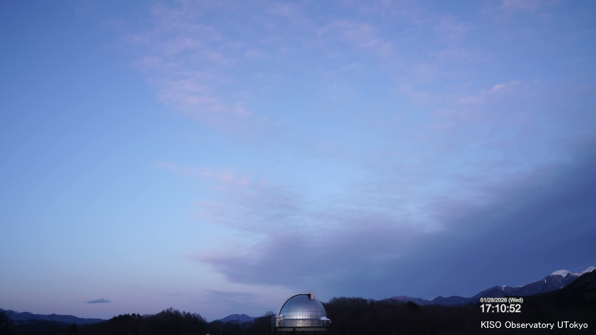 Nagano, Kiso Observatory & Kiso Mountains View ( 長野、木曽展望台と木曽山脈の眺望 ) Live Cam - Mitake, Kiso, Kiso-Shi, Nagano, Chubu, Japan