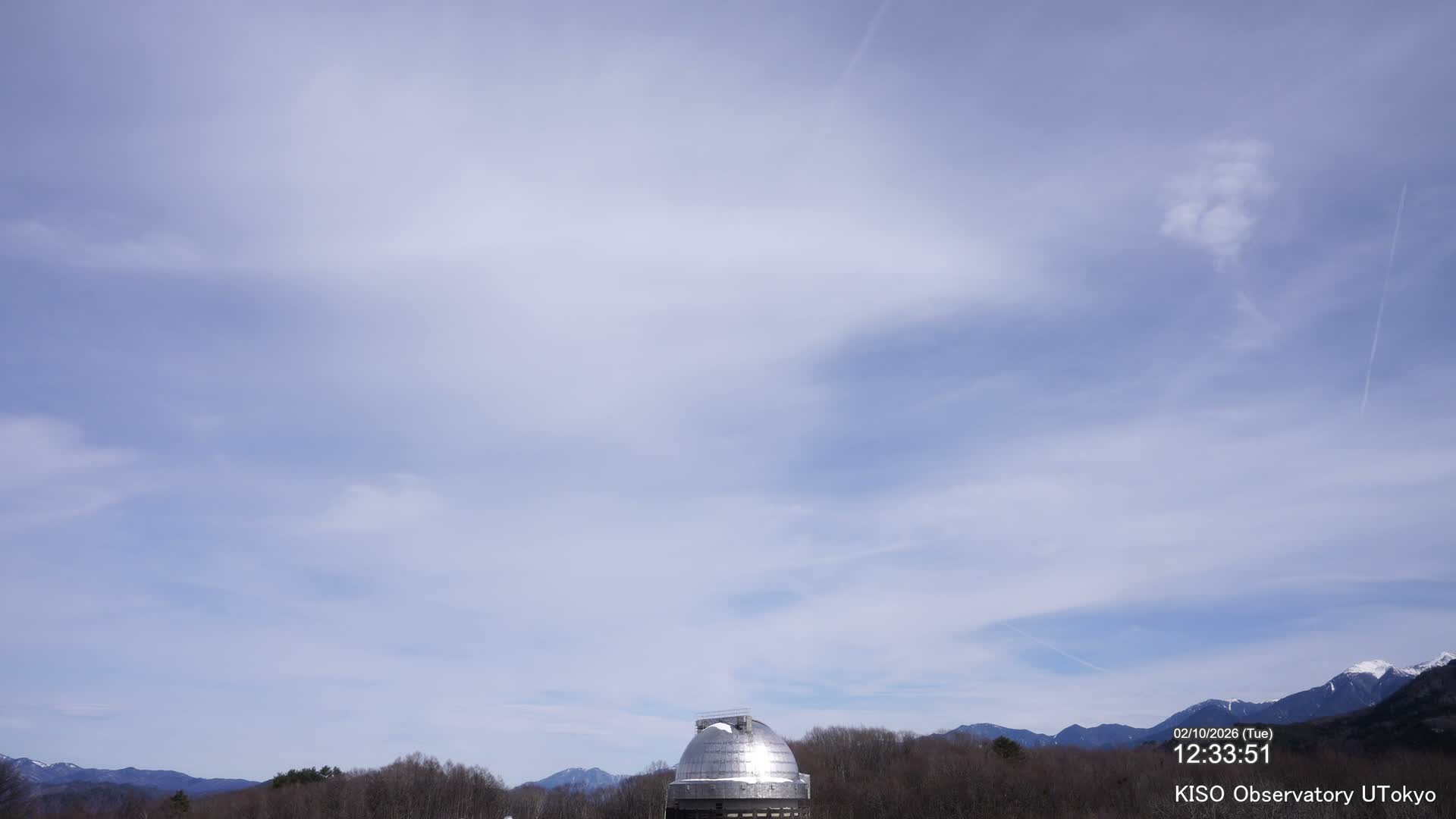 Nagano, Kiso Observatory & Kiso Mountains View ( 長野、木曽展望台と木曽山脈の眺望 ) Live Cam - Mitake, Kiso, Kiso-Shi, Nagano, Chubu, Japan