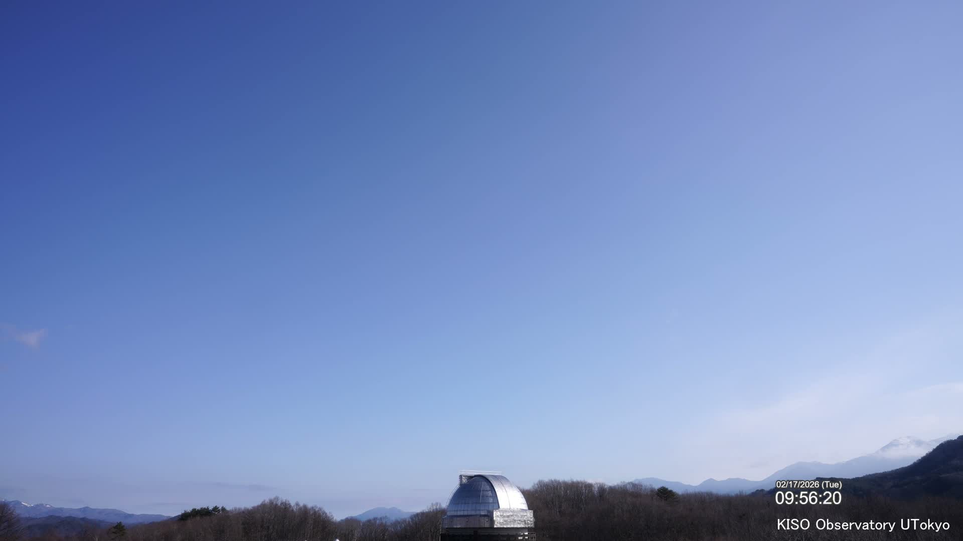 Nagano, Kiso Observatory & Kiso Mountains View ( 長野、木曽展望台と木曽山脈の眺望 ) Live Cam - Mitake, Kiso, Kiso-Shi, Nagano, Chubu, Japan